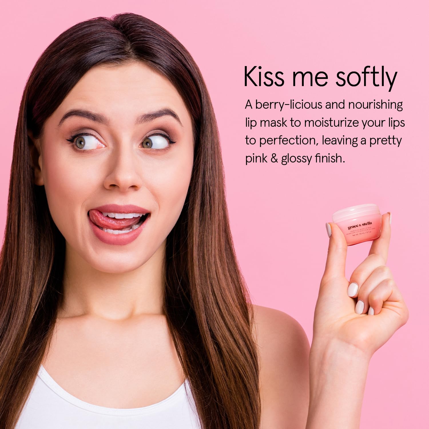 grace & stella Award Winning Lip Butter - Hydrating Lip Balm - Nourishing Lip Mask (1-pack) Travel Essentials, Travel Size Toiletries, Birthday Gifts for Women & Teens - Overnight Lip Repair - Vegan Halalzen