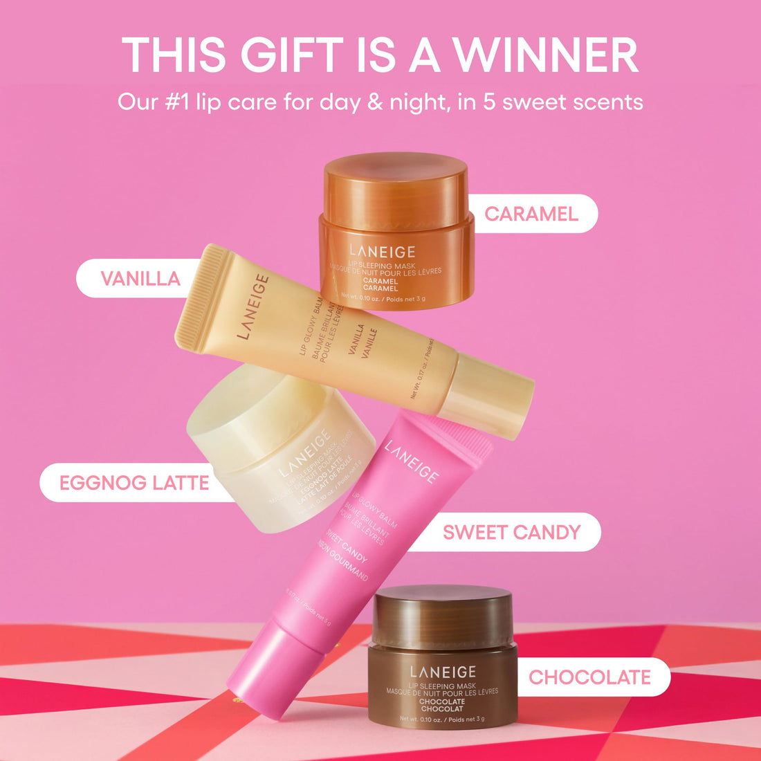 Laneige Skincare & Lip Care Holiday Gift Sets – Lip Mask, Water Bank, Lip Glowy Balm – Beauty Essentials for Gifting & Self-Care Halalzen