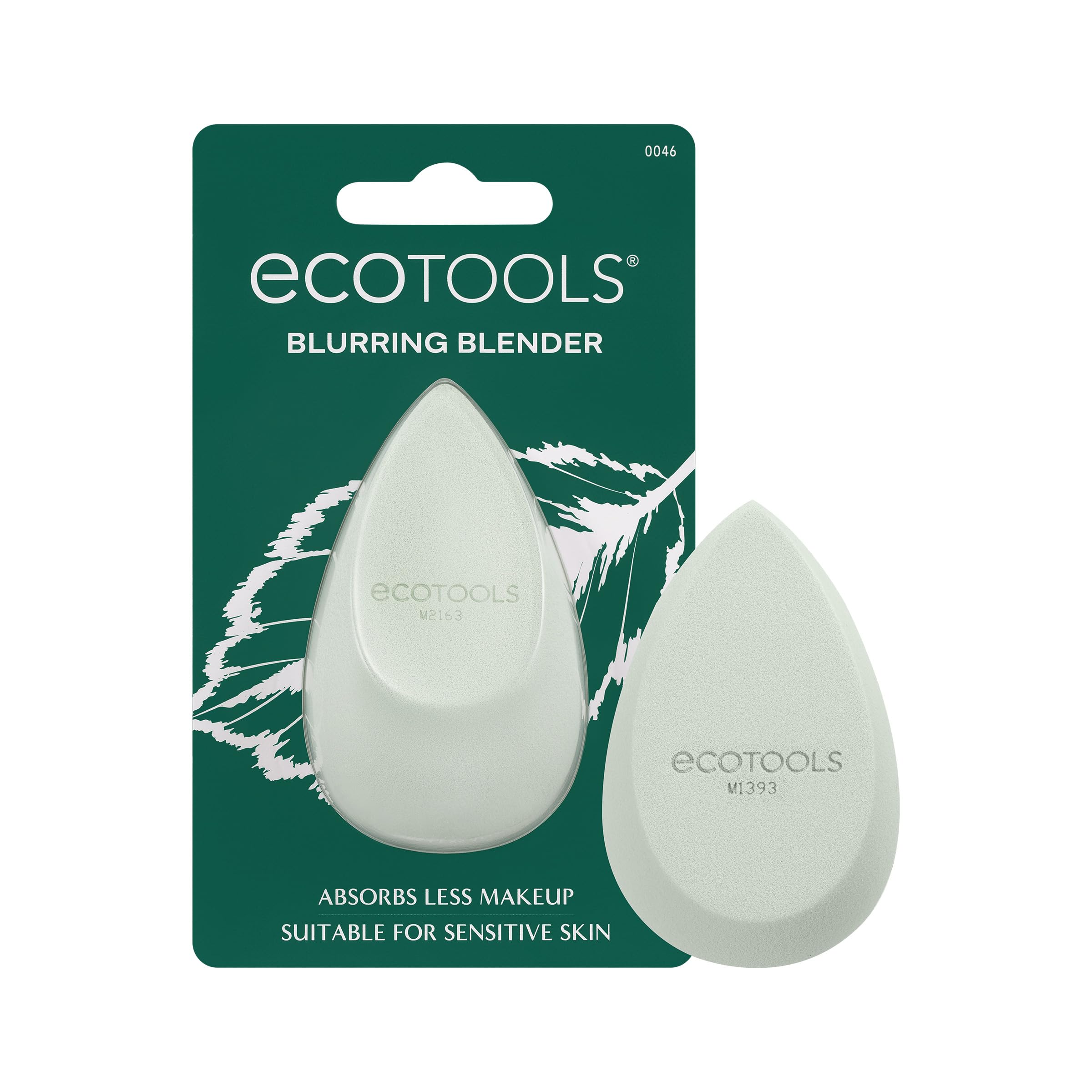 EcoTools Blurring Blender Makeup Sponge, Makeup Blending Sponge For Blurred Skin, For Liquid & Cream Foundation, Cloud Coverage Memory Foam, Eco Friendly, Latex Free, Cruelty-Free & Vegan 1 Count Halalzen