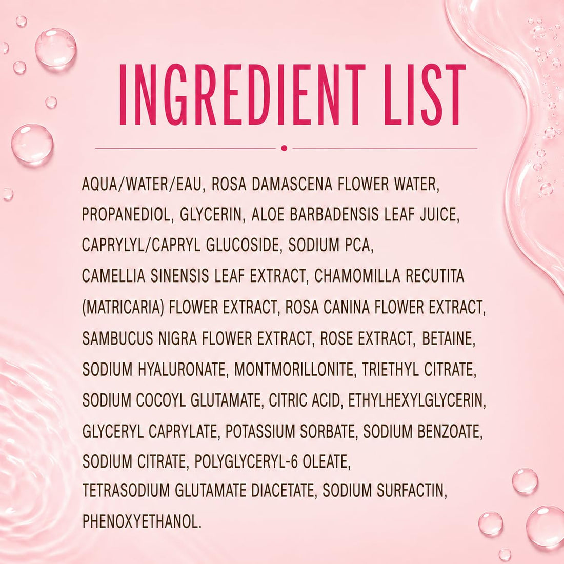 Pixi Rose Tonic Rose Hydrosol Toner, Hydrates Skin, Minimize Redness, Rehydrates and Replenishes, 250 Ml 8.5Fl Oz