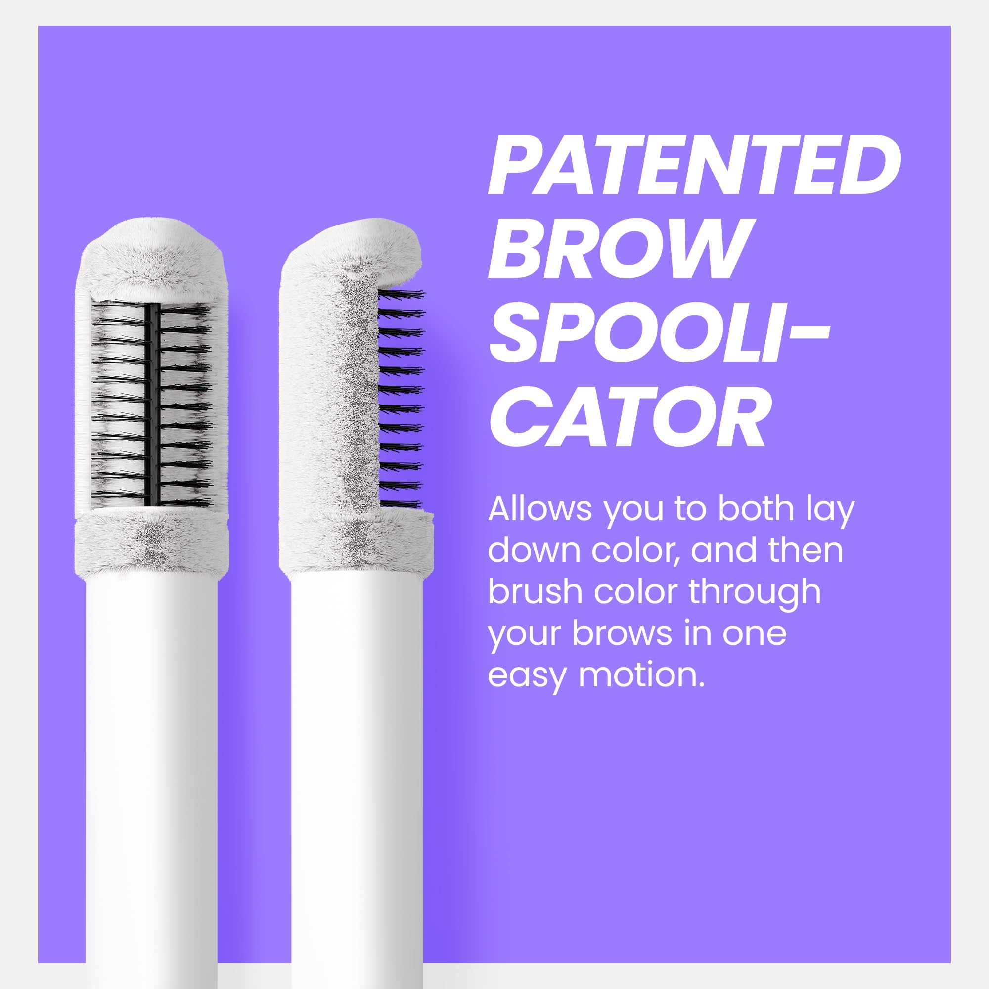 Wonderskin Brow/Do Eyebrow Gel Topper - Skinrageous All-Day Eyebrow Tint Mascara, Long-Lasting, Waterproof & Transfer-Proof Brow Gel Topper (Dark Brunette)