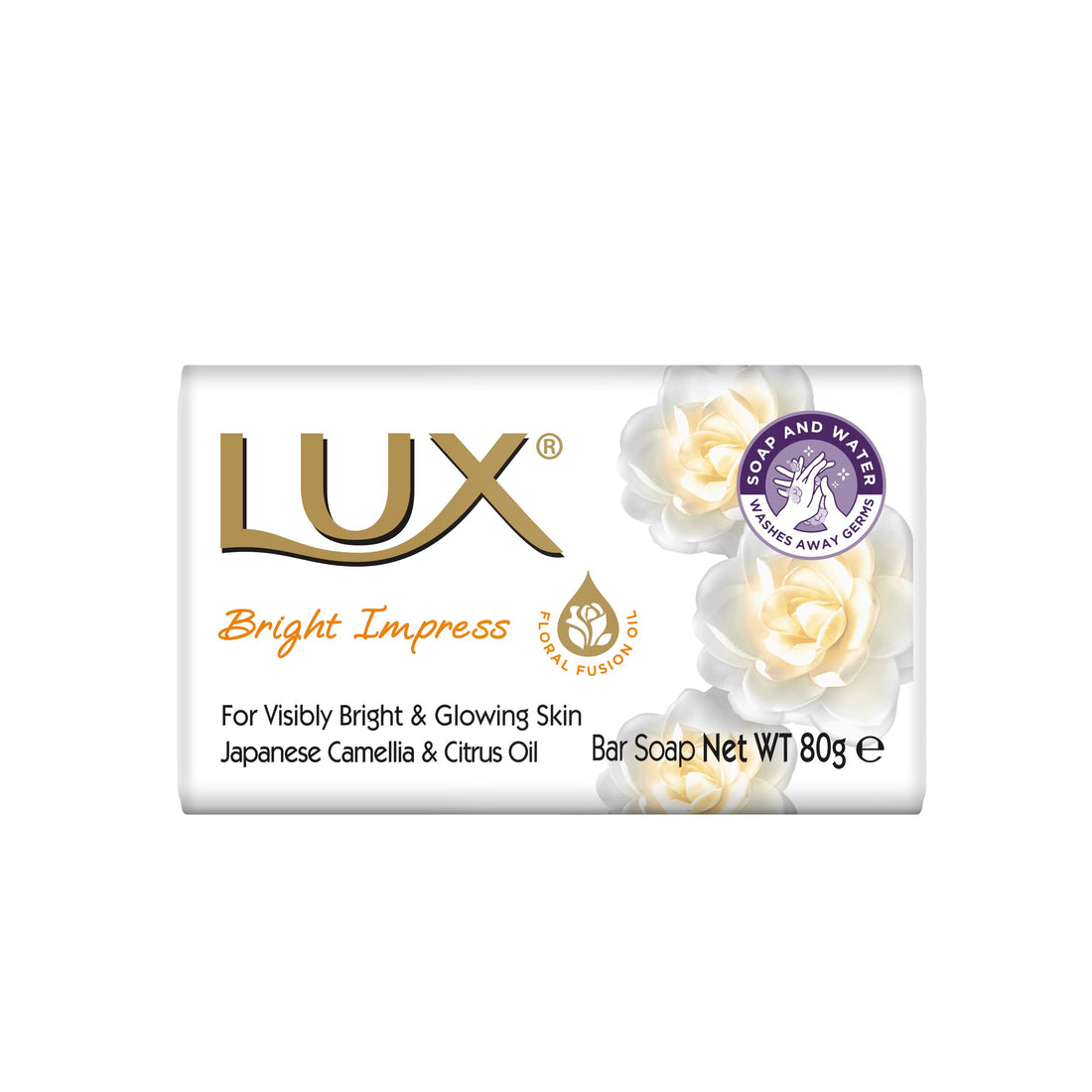 LUX Velvet Touch Soap Bar, Jasmine & Almond Oil, For Smooth Fragrant Skin, 80g (12 Pack) Halalzen