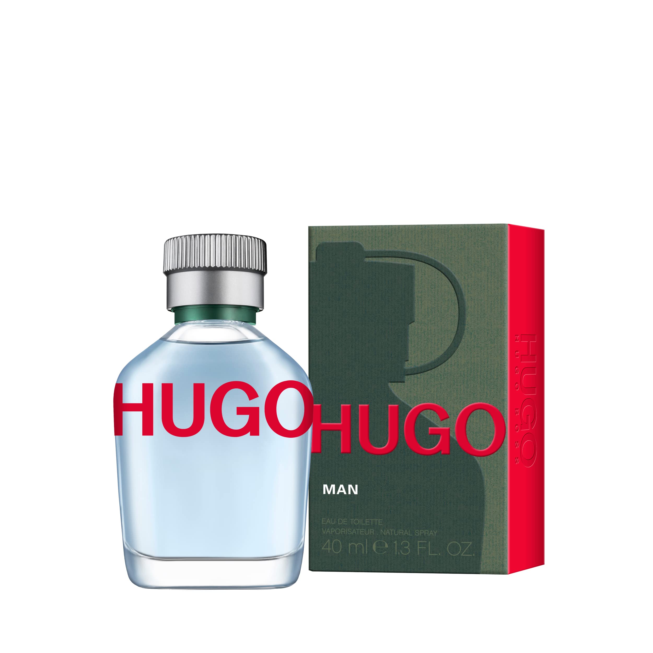 HUGO Man Eau de Toilette, Men's Perfume, Notes of Crispy Green Apple and Fir Balsam, Aromatic Fragrance, Medium Longevity