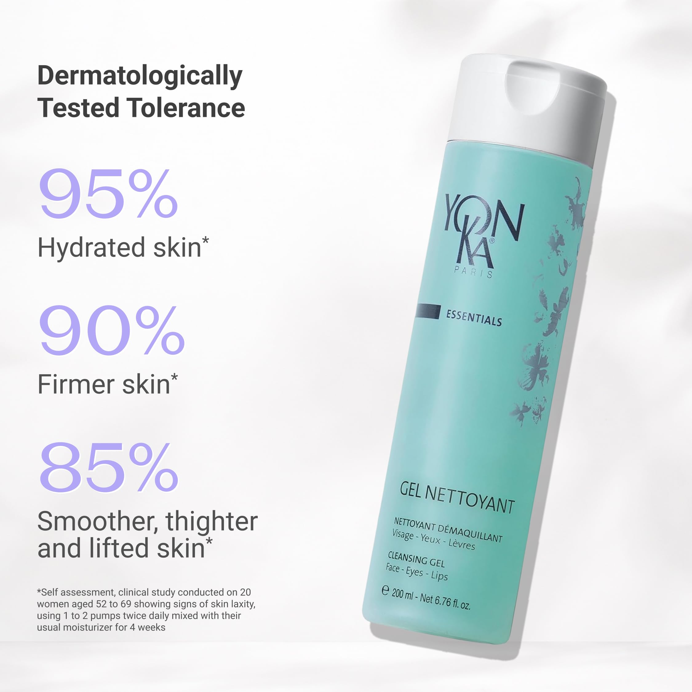 Yonka Gel Cleanser | Gentle Foaming Face Wash & Makeup Remover | Cleanses Pores and Balances Skins pH with Red Algae & Amino Acids | For Acne Prone & Oily Skin | Paraben-Free