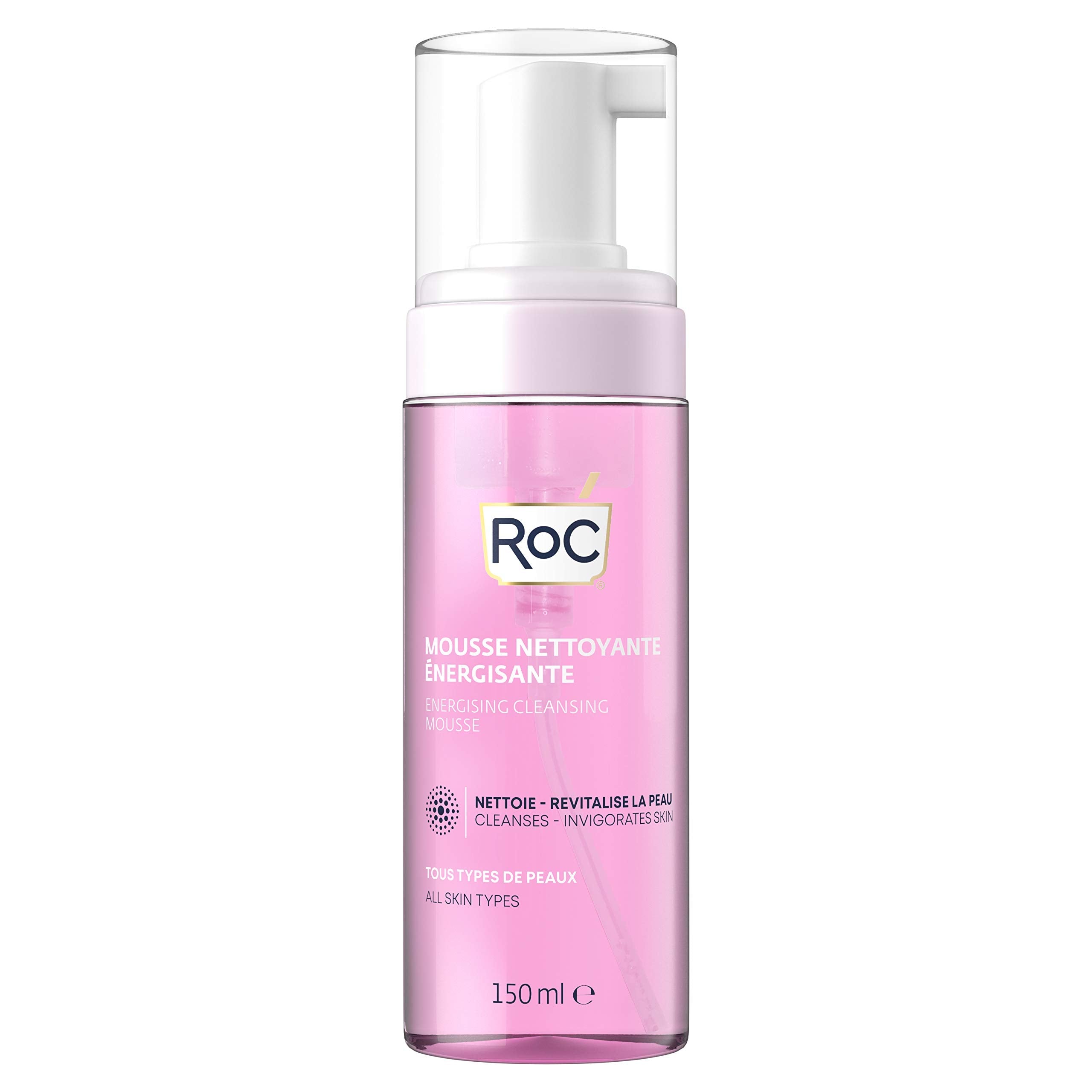 ROC - 3-in-1 Milk Makeup Remover - Effective Makeup Removal - 24-Hour Moisturising Remover - Removes Waterproof Makeup - Skin Toning Solution - Glycerin & Panthenol - All Skin Types - 400 ml Halalzen