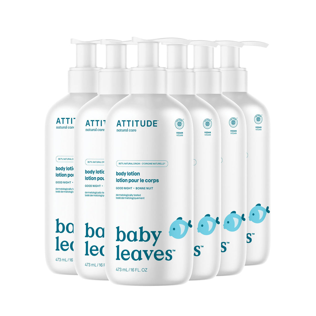 ATTITUDE Baby Lotion, EWG Verified Moisturizer, Dermatologically Tested Moisturizing Cream, Vegan and Cruelty-Free, Unscented, 16 Fl Oz Halalzen
