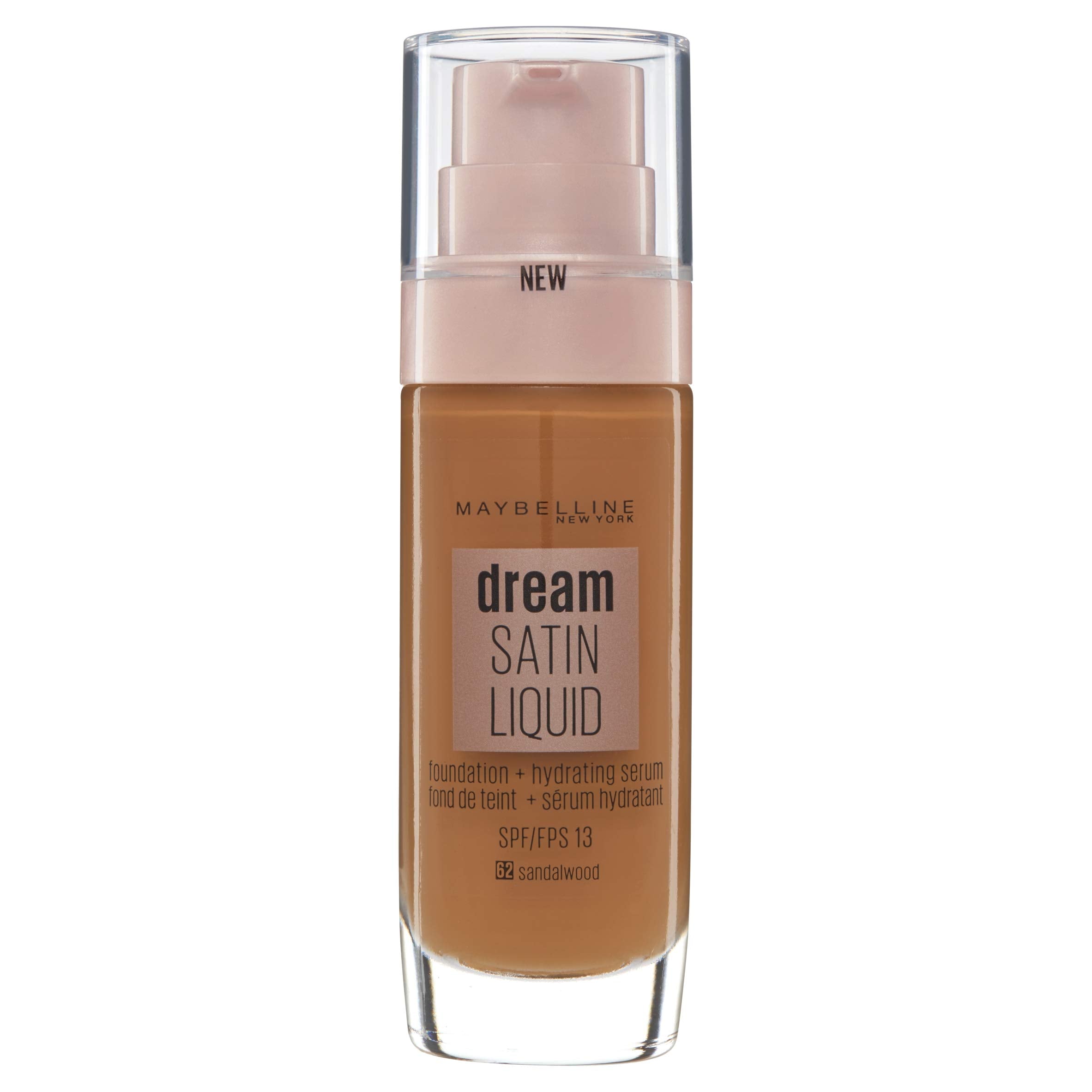 Maybelline Foundation, Dream Radiant Liquid Hydrating Foundation with Hyaluronic Acid and Collagen - Lightweight, Medium Coverage Up to 12 Hour Hydration, 30 Sand Halalzen