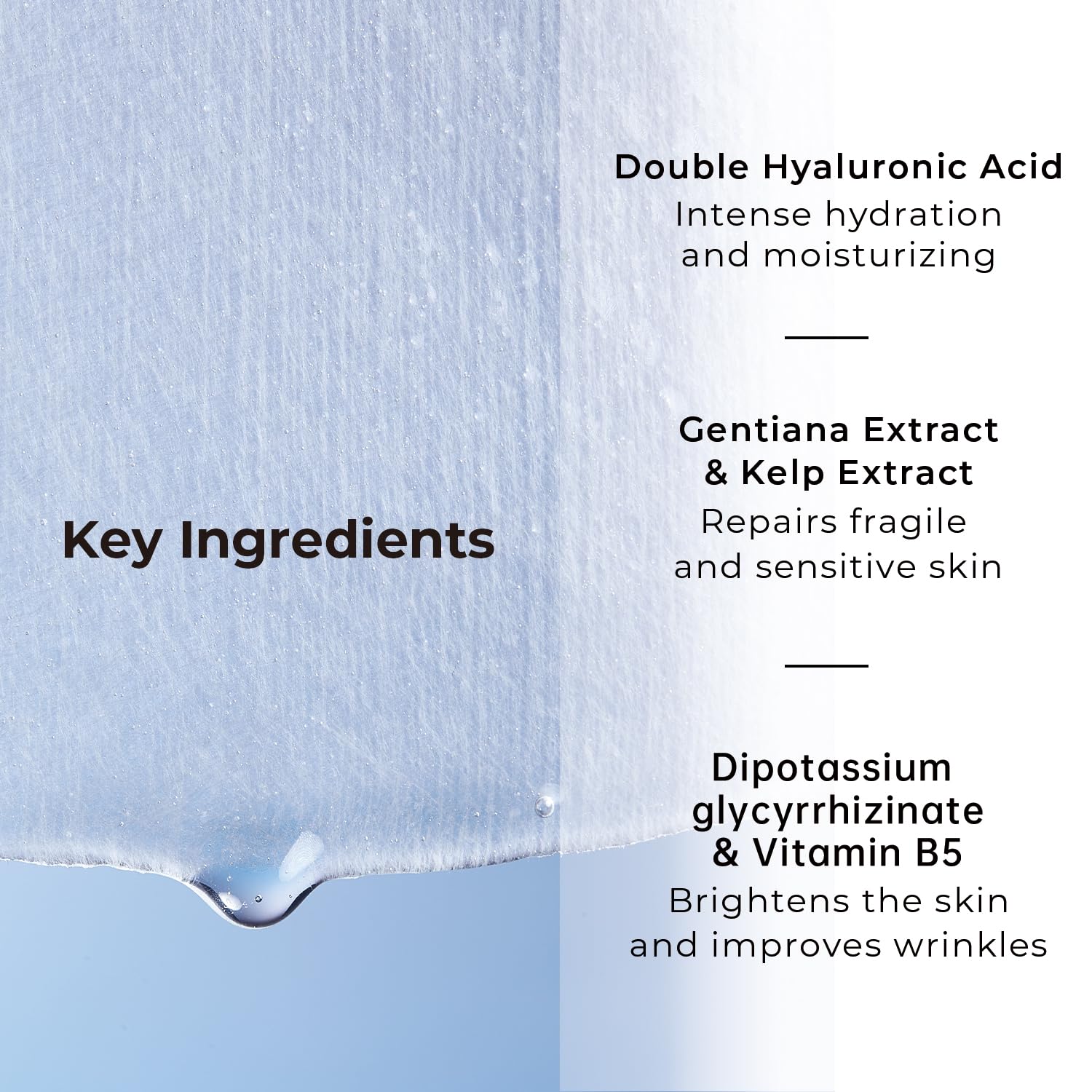 WIS Hyaluronic Acid Essence Full Face Facial Mask Sheet,Deep Hydrating Anti-Aging Serum Moisturizing Face Mask for Dull Dry Skin Care,Anti-Wrinkle & Fine Lines,24 Combo Pack