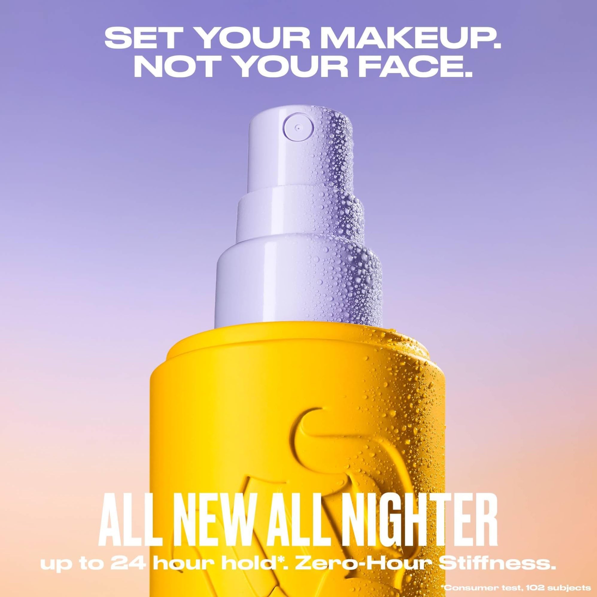 Urban Decay All Nighter Waterproof Make-Up Setting Spray Glow Finish, Up to 24hr Wear, +12% Finer Particles, Hydrating, Sweat & Transfer Resistant Halalzen