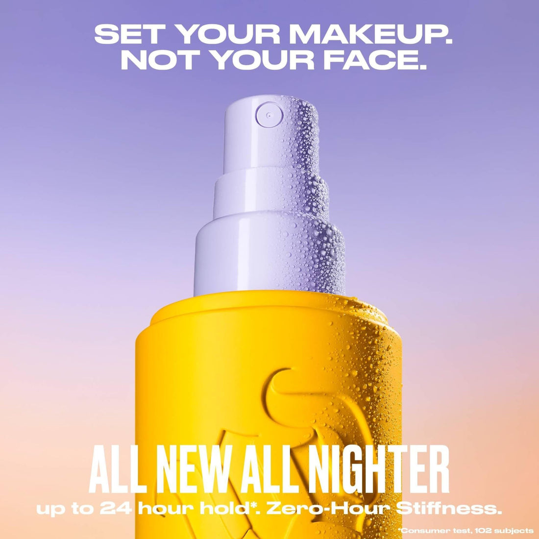 Urban Decay All Nighter Waterproof Make-Up Setting Spray Glow Finish, Up to 24hr Wear, +12% Finer Particles, Hydrating, Sweat & Transfer Resistant Halalzen