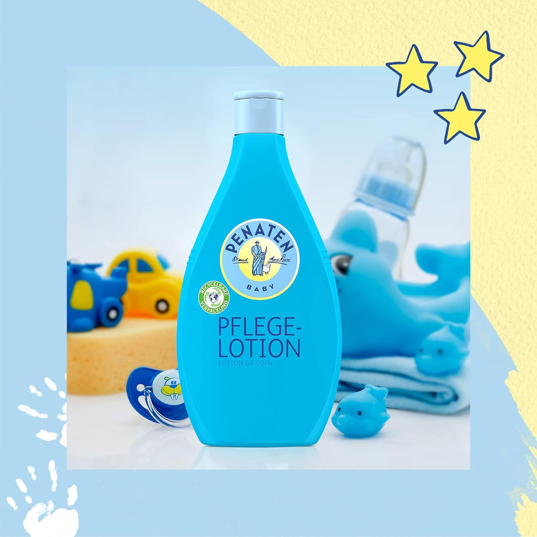Penaten Care lotion, baby skin care body lotion, gentle care and fast absorbing moisture for delicate baby skin (1 x 400 ml) Halalzen