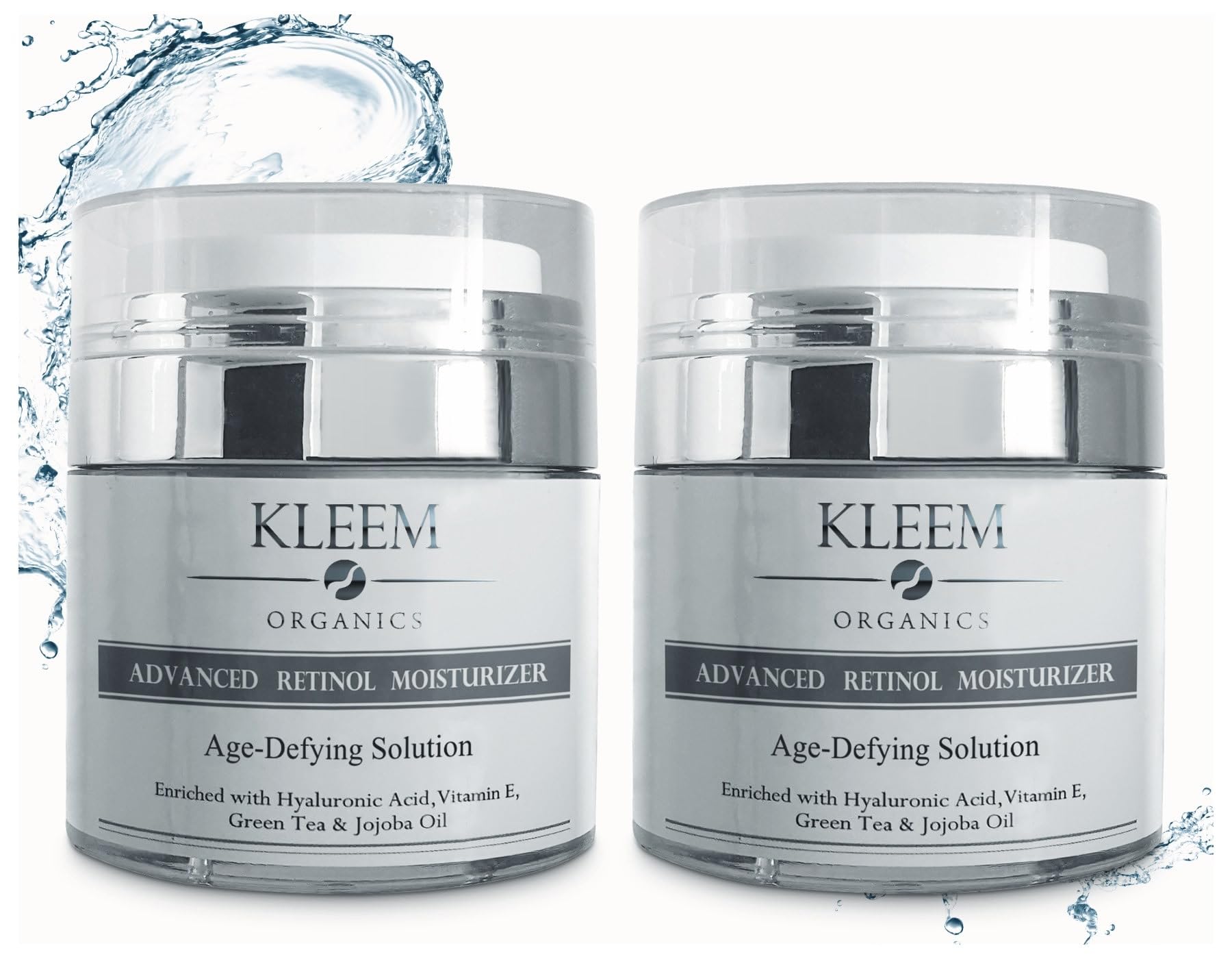 Kleem Retinol Night Cream – Anti Wrinkle Face Cream with Hyaluronic Acid & Panthenol – Anti Aging Cream for Fine Lines, Dark Spots & Uneven Skin Tone – Gentle Formula, 50ml