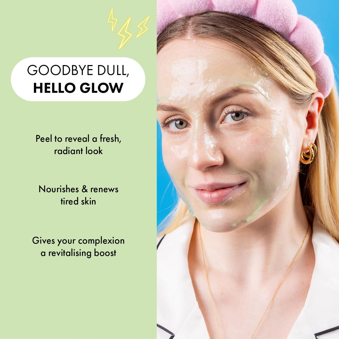 7th Heaven Cucumber Peel Off Face Mask with Hyaluronic Acid - Plump and Firm - All Skin Types