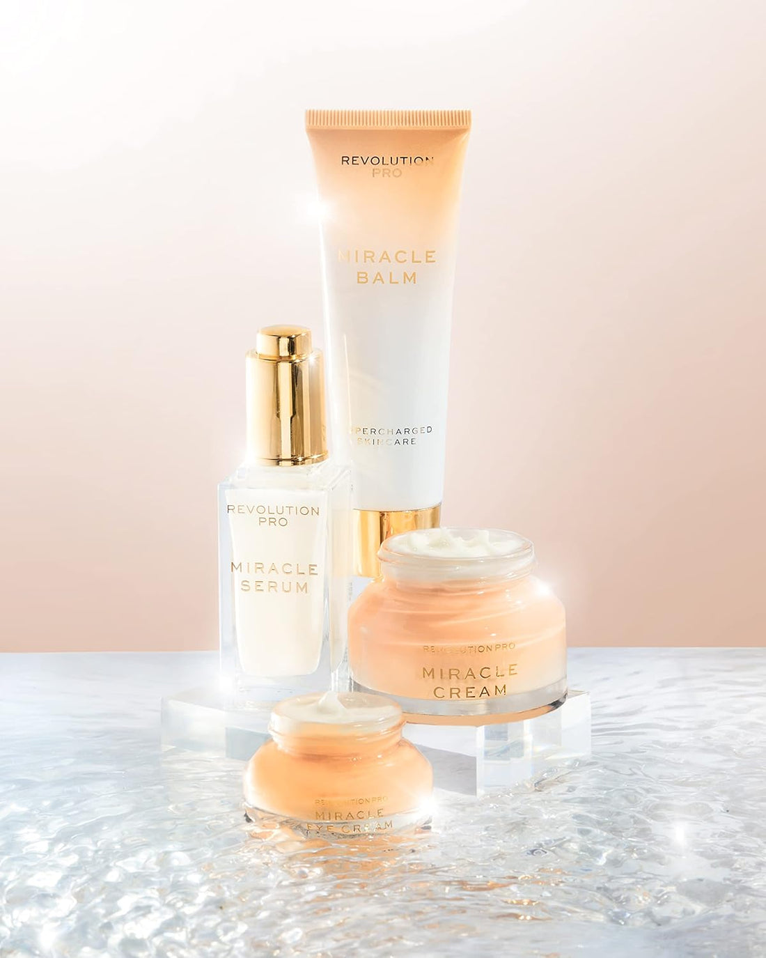 Revolution Pro, Miracle Serum, Hydrating Face Serum, Reduces Dullness, Improves Uneven Skin Tone, Contains Hyaluronic Acid & Niacinamide, 30ml