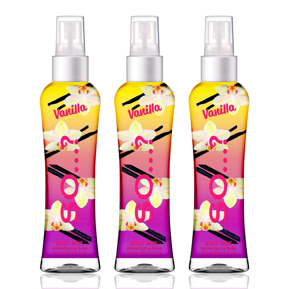 Body Mist By So…? Womens Vanilla Body Mist Fragrance Spray, Travel Size, 100 ml, 1 piece Halalzen