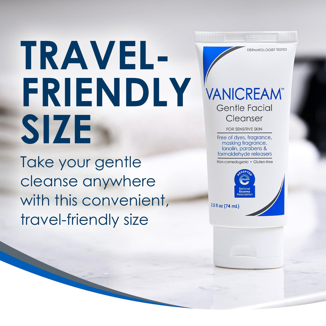 Vanicream Gentle Facial Cleanser with Pump Dispenser - 8 fl oz - Formulated Without Common Irritants for Those with Sensitive Skin
