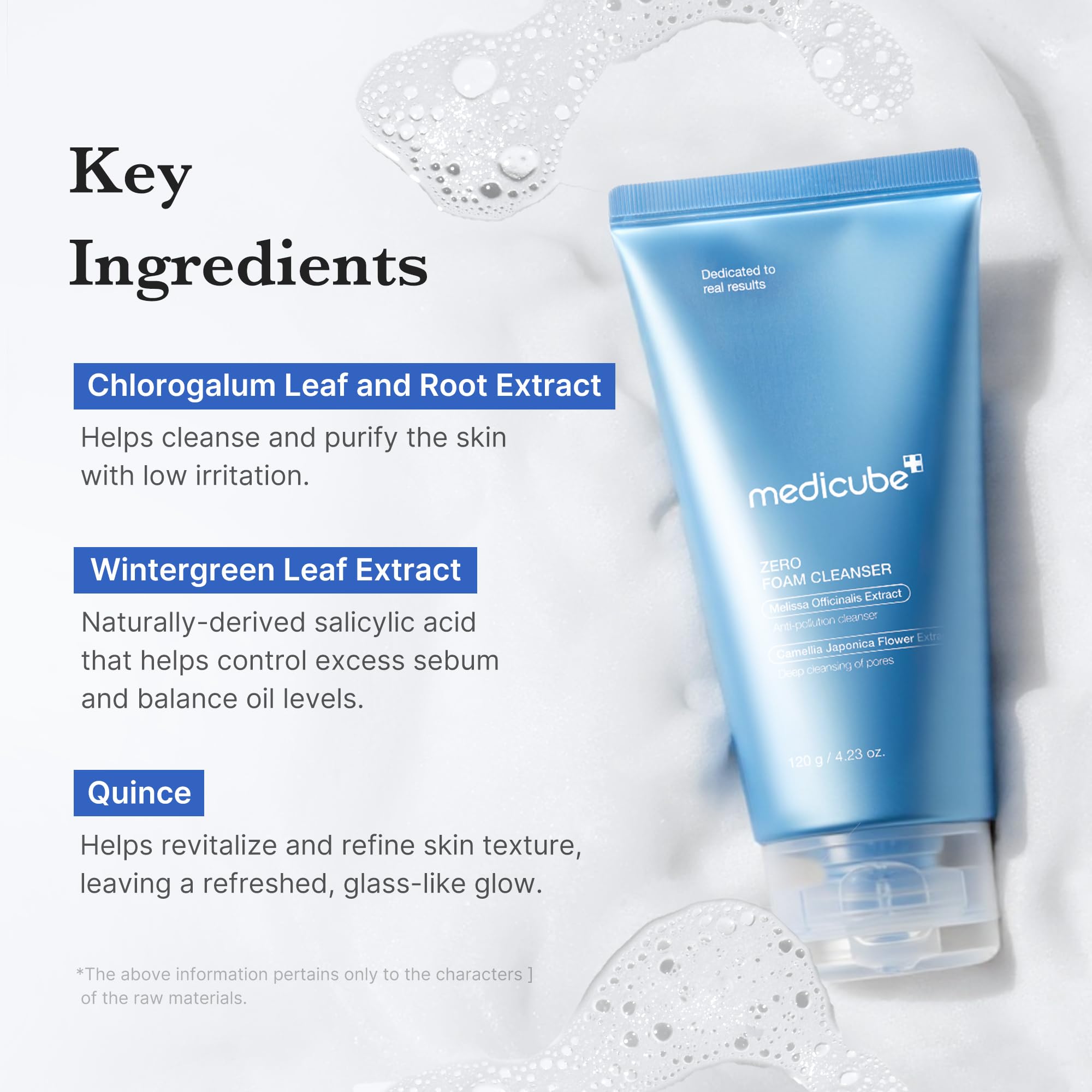 medicube Zero Foam Cleanser for Sensitive Skin - Sebum Control, Moisture Balance, and Pore Minimization | Korean Skincare 120g