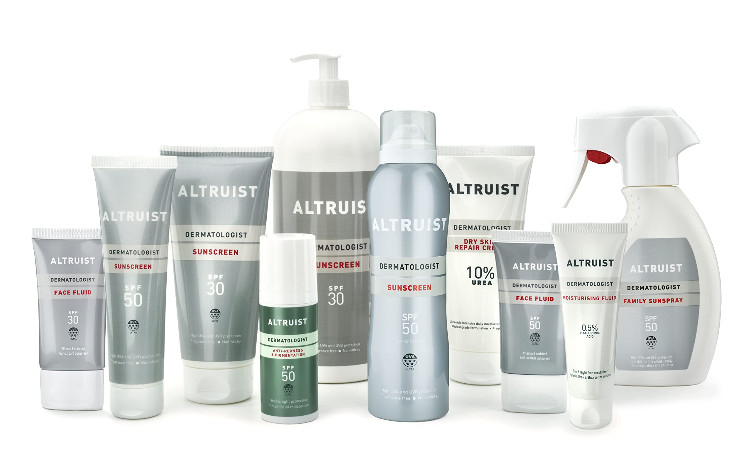 ALTRUIST. Dermatologist Sunscreen SPF 50 – Superior 5-star UVA protection by Dr Andrew Birnie, suitable for sensitive skin - 2 Count ( Pack of 1)