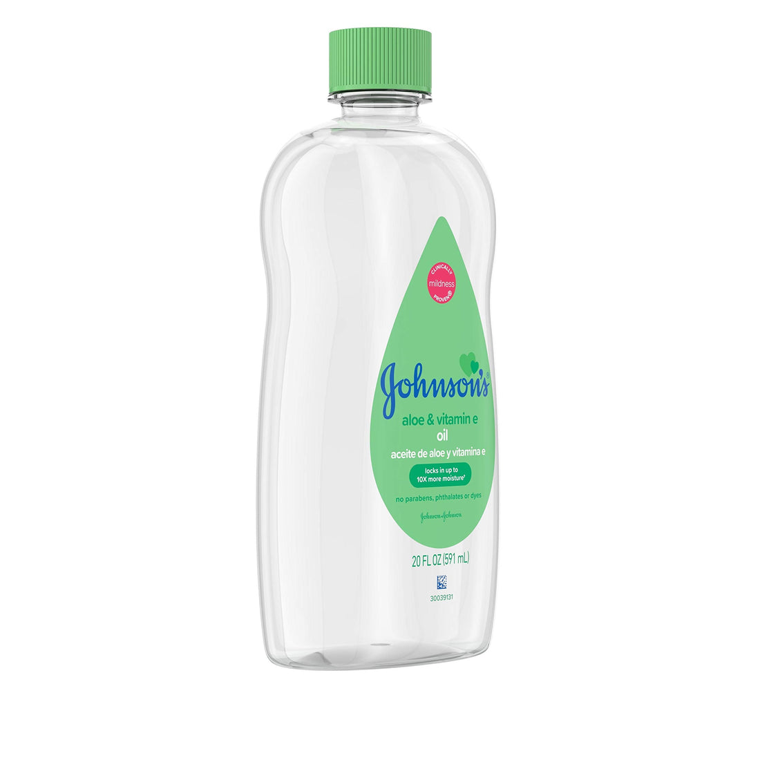 Johnson's Aloe Vera Baby Oil 300ml – Leaves Skin Soft and Smooth – Ideal for Delicate Skin Halalzen
