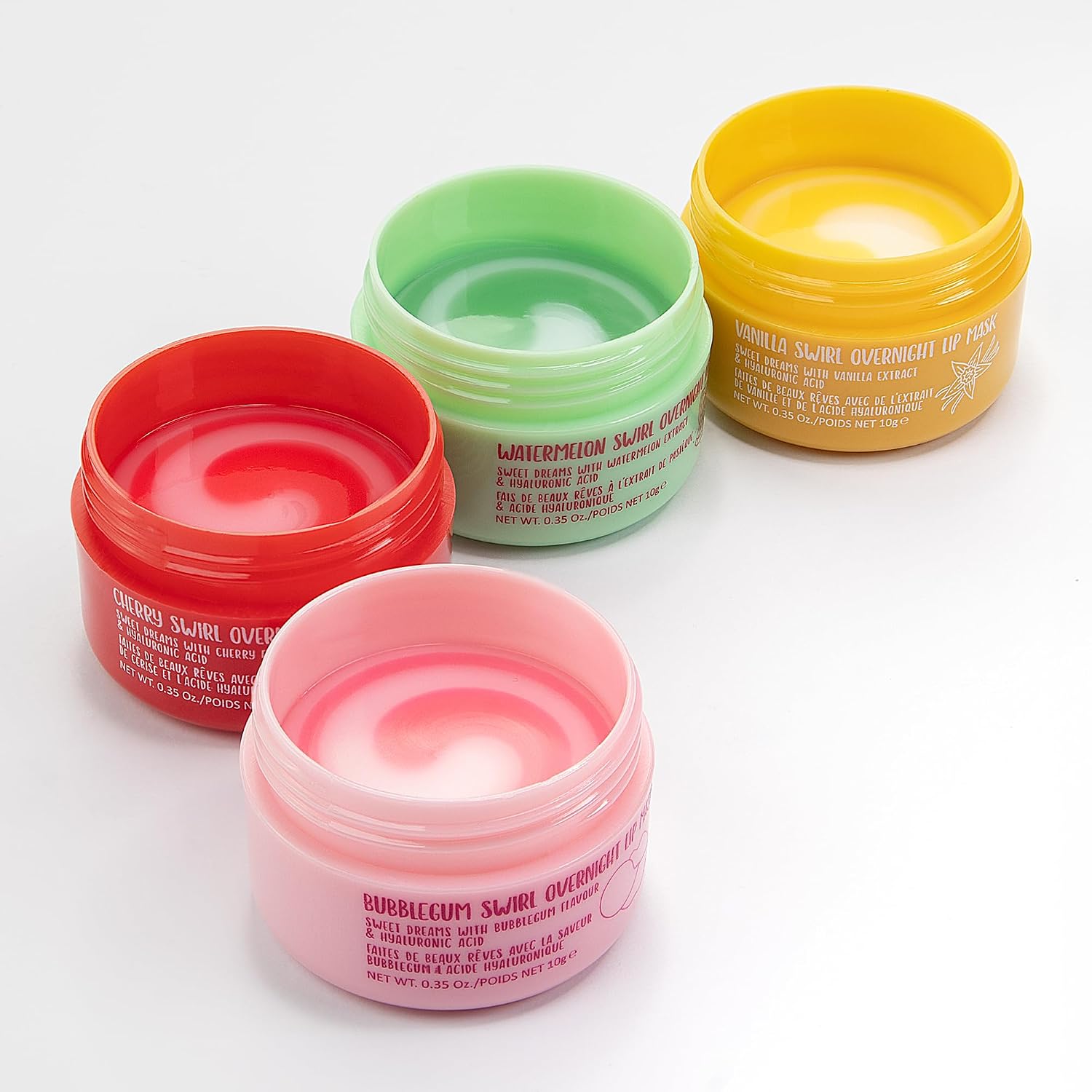 W7 Sweet Dreams Swirly Overnight Lip Mask - Cherry, Watermelon, Bubblegum & Vanilla - Lip Treatments Halalzen