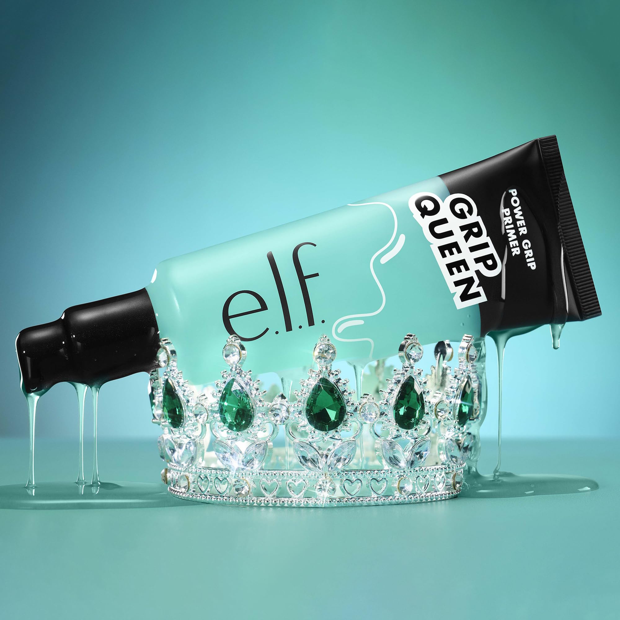 e.l.f. Power Grip Primer, Gel-Based & Hydrating Face Primer For Smoothing Skin & Gripping Makeup, Moisturizes & Primes, 0.811 Fl Oz (24 ml.) Halalzen