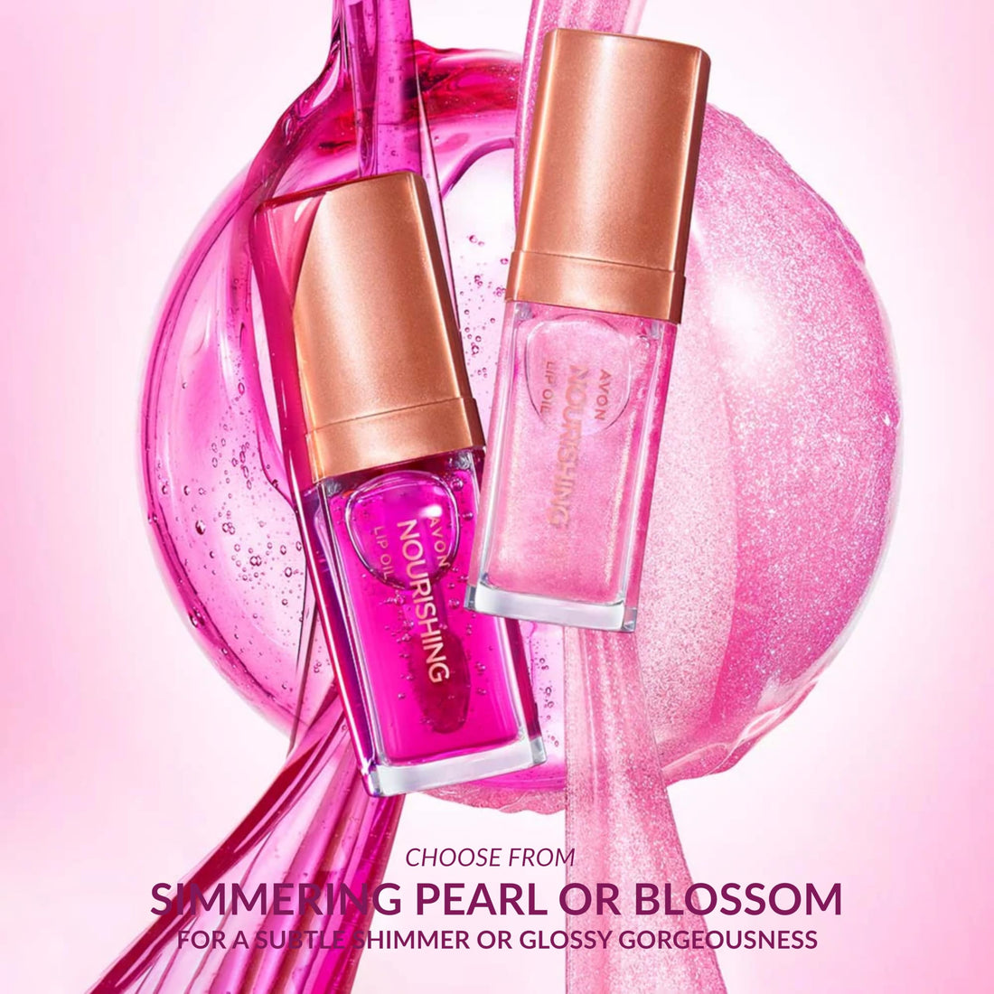Avon Nourishing Lip Oil With Jojoba, Avocado & Coconut Oils. Plus, Vitamin E, SPF12, Locks in Moisture, Blossom, Cruelty Free