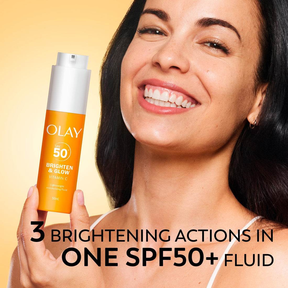 Olay Vitamin C Brightening Body Lotion, 24HR Moisturising Cream for Full Body Skin Care, Evens Skin Tone, with Vitamin C, Vitamin B5 B3, Glycerin, Smooth and Moisturised Skin, No Greasy Residue, 500ml