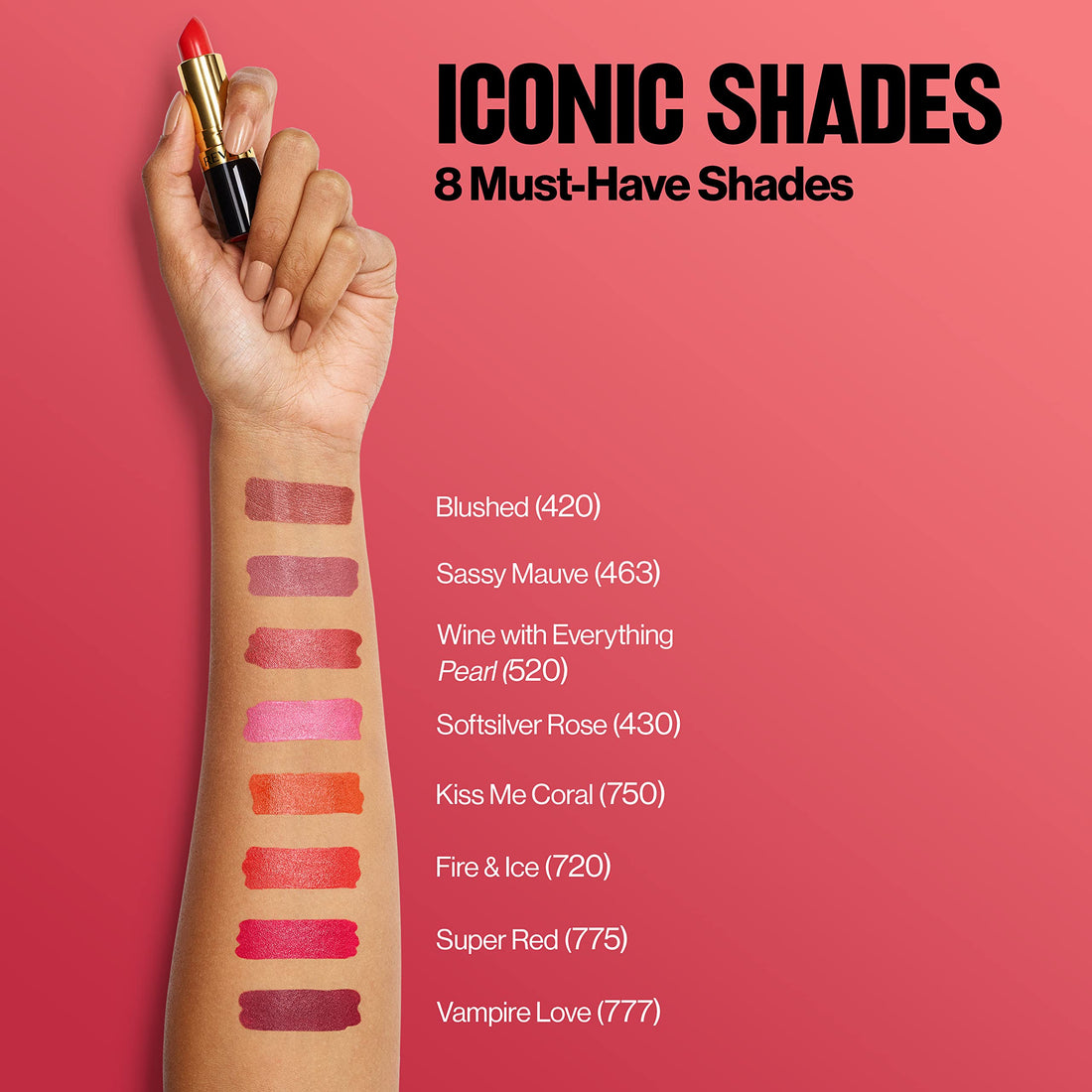 Revlon Super Lustrous Lipstick, 4.2 g, Number 420, Blushed Halalzen