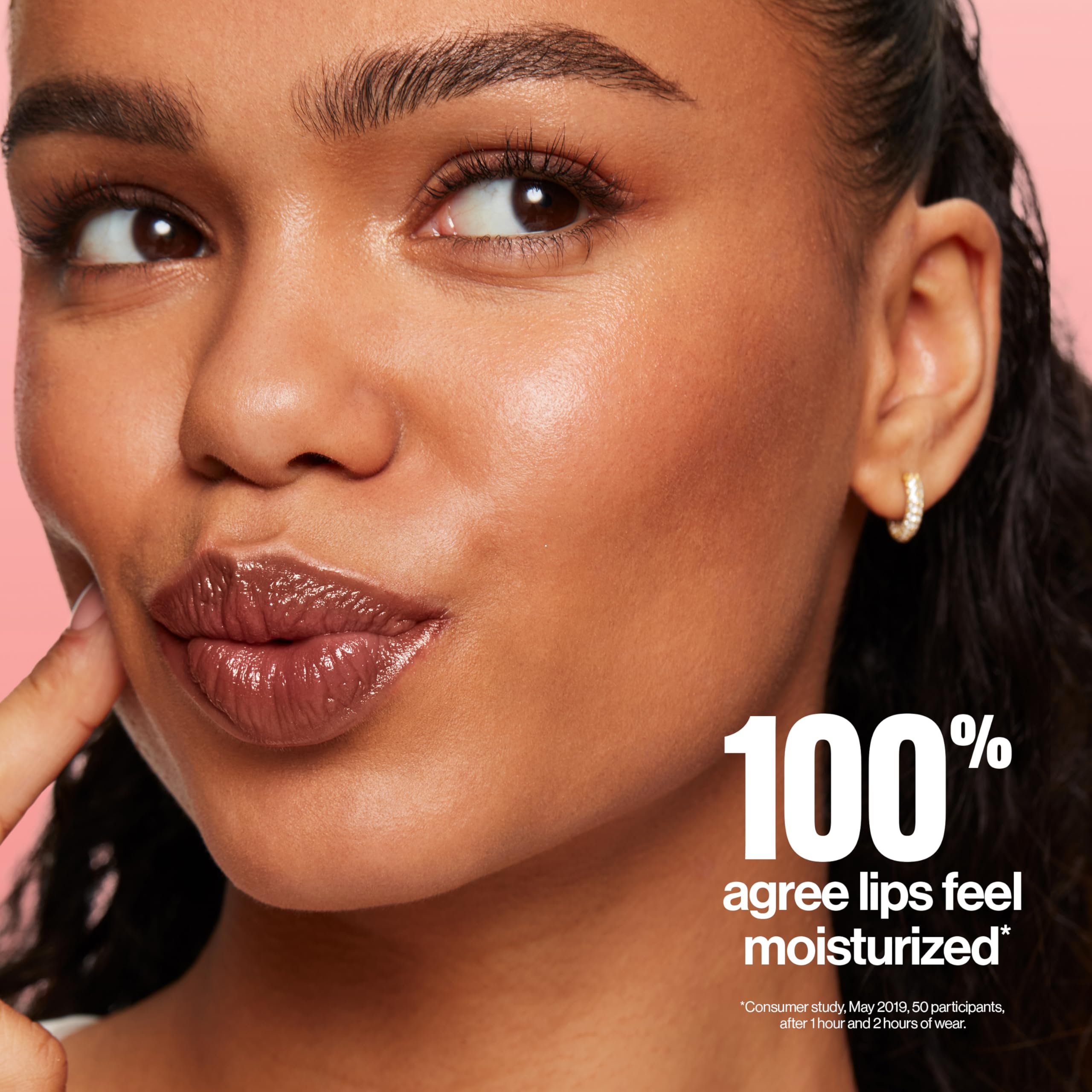 REVLON Super Lustrous Glass Shine Balm, Hydrating Tinted Lip Balm with Hyaluronic Acid, Aloe & Rose Quartz, 008 Rum Raisin, 0.11 oz