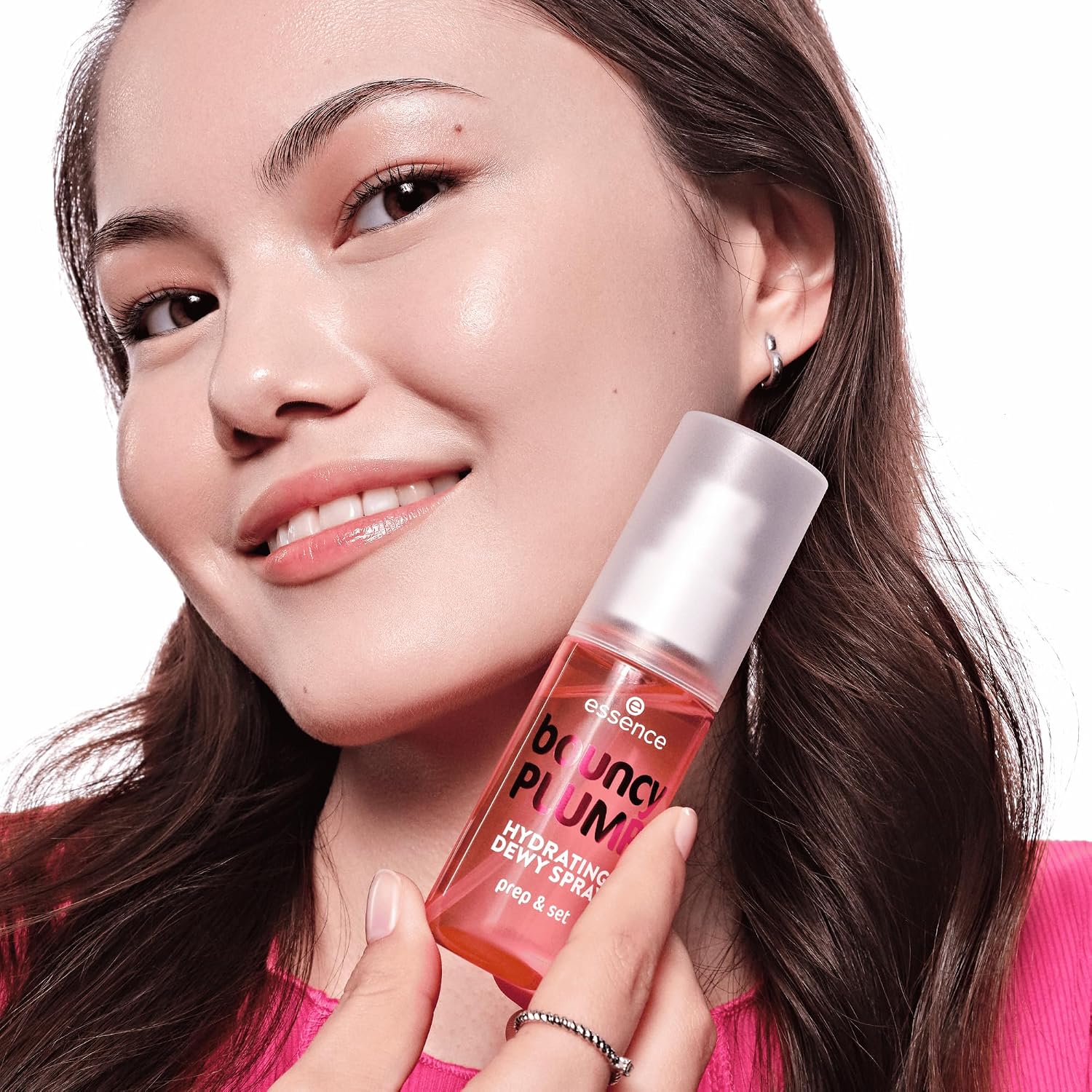 essence bouncy PLUMP HYDRATING DEWY SPRAY, moisturizing/hydrating, caring, fixing, dewy (50ml) Halalzen