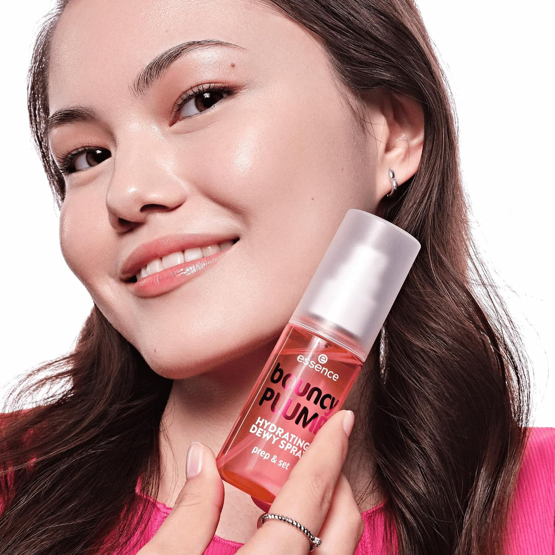 essence bouncy PLUMP HYDRATING DEWY SPRAY, moisturizing/hydrating, caring, fixing, dewy (50ml) Halalzen