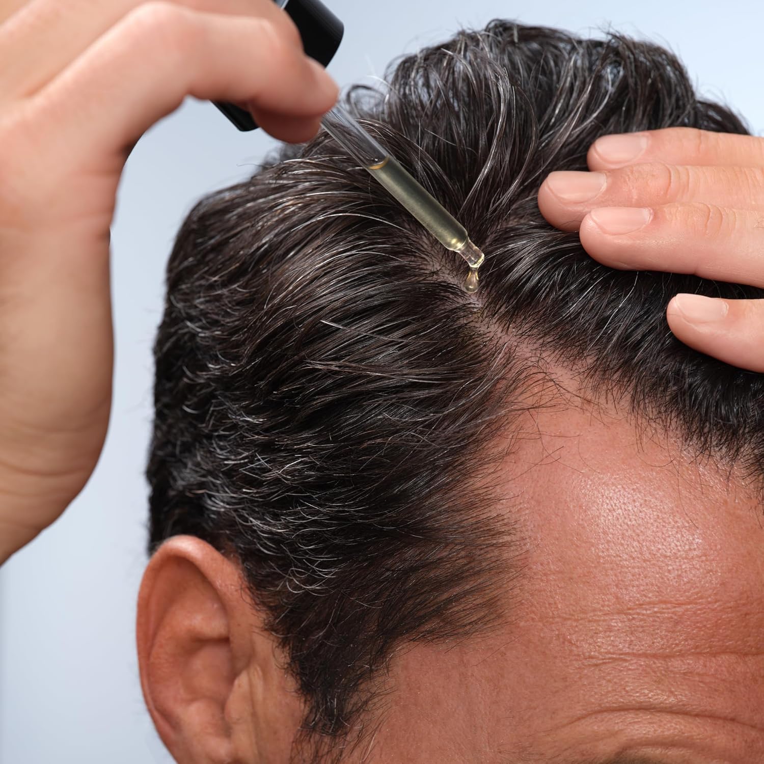 Caldera + Lab The Hair Serum | Men’s Thickening Serum for Thinning & Receding Hair, Supports Fuller & Stronger-Looking Hair, Dermatologically Tested - All Hair Types