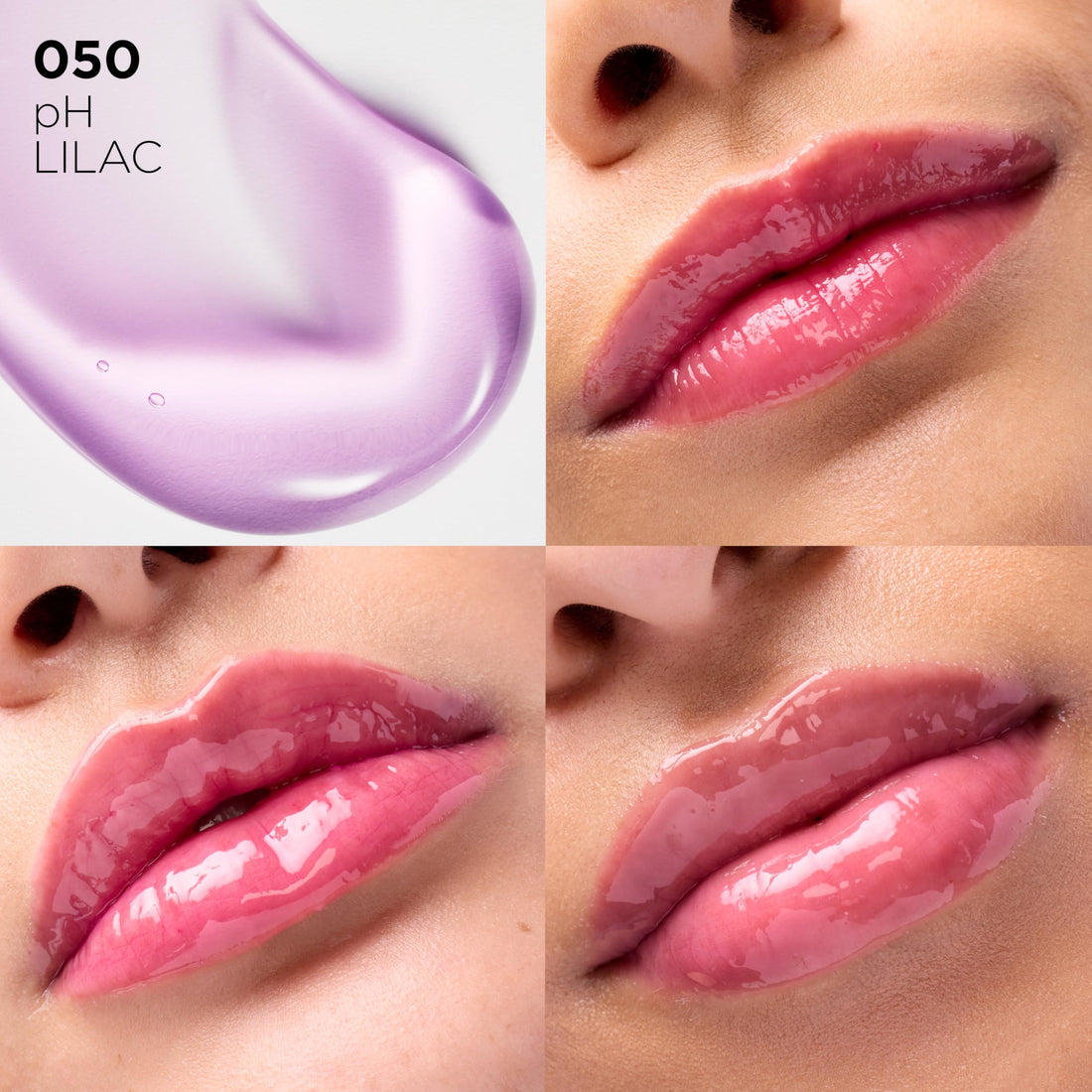 L'Oreal Paris Plump Ambition pH Hyaluron Lip Oil, Color Shifting Lip Tint with 24HR Hydration, Volumizing Shine and Lasting Color, 020 pH Rosé Halalzen