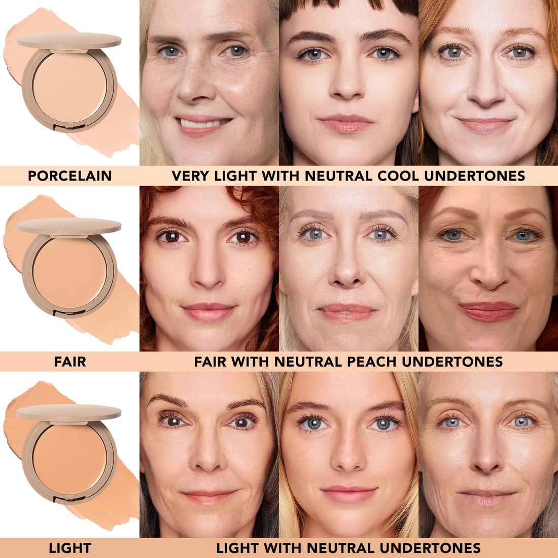 No Makeup Makeup Foundation, Weightless Cream-Balm Formula Conceals, Corrects and Camouflages with Skin-Tone Adaptive Flexshade Technology, Buildable, Long-Lasting, Cruelty-Free, Vegan, Golden Tan