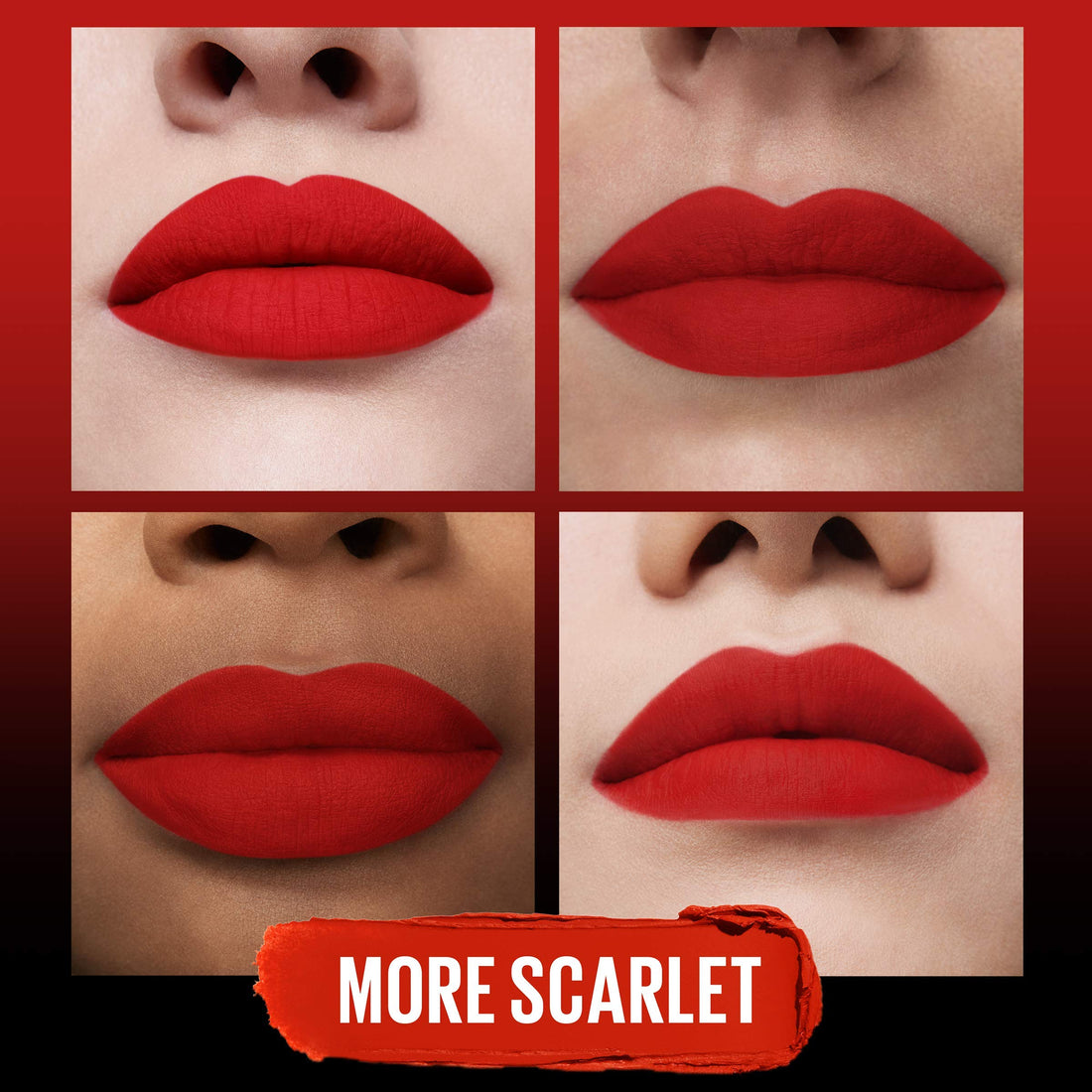 Maybelline Color Sensational Ultimatte Matter Lippenstift, nicht austrocknend, intensive Farbpigmente, More Truffle, Kakaobraun, 1 Stück