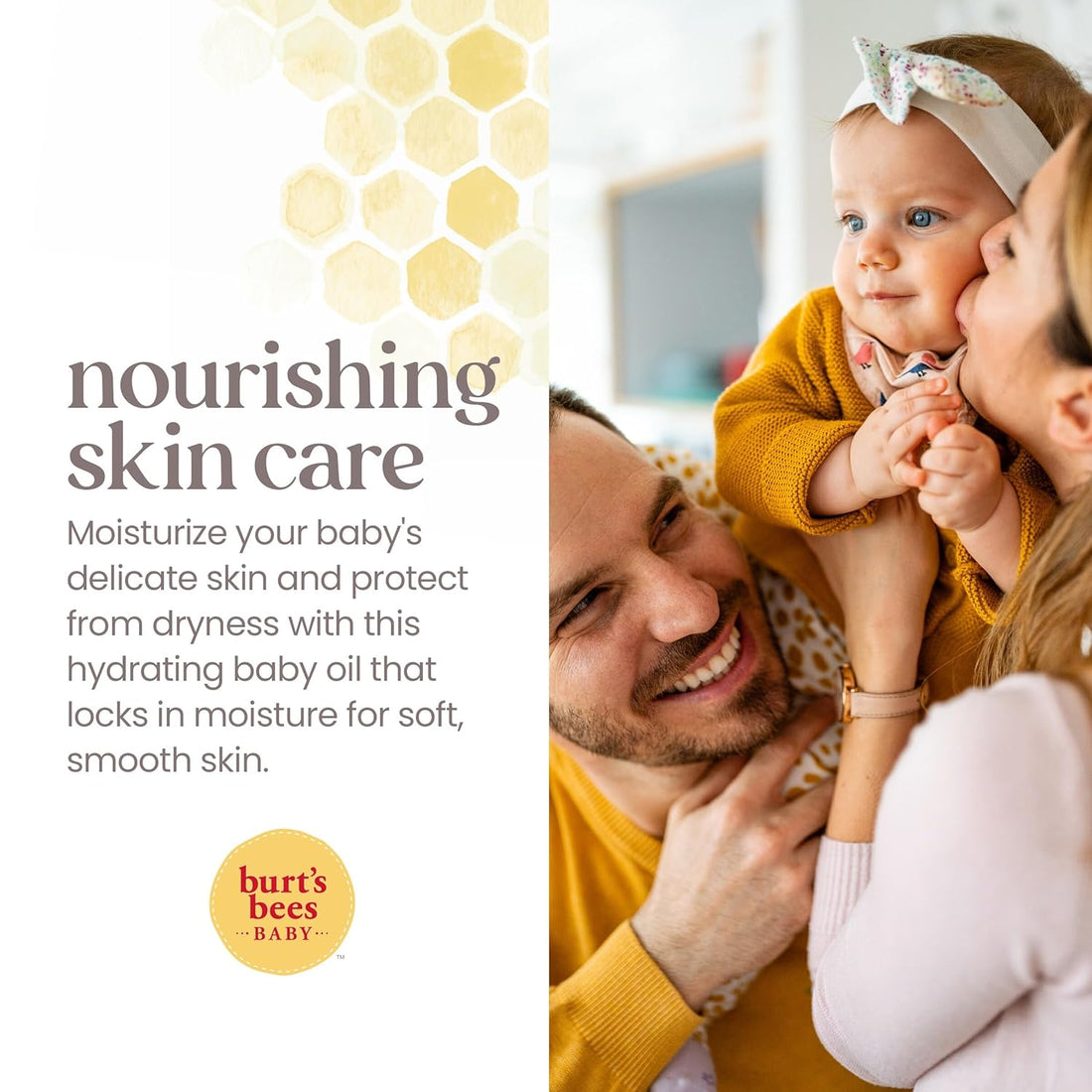 Burt's Bees Baby Nourishing Baby Oil, 100% Natural Origin Skin Care - 5 Ounce Bottle Halalzen