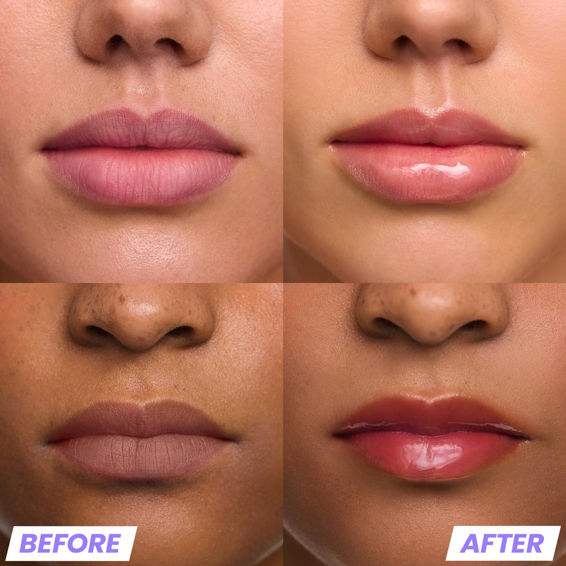Wonderskin Wonder Blading Top Gloss - Lip Gloss, High Shine Finish, Blue Makeup For Lips (Silver Glitter)