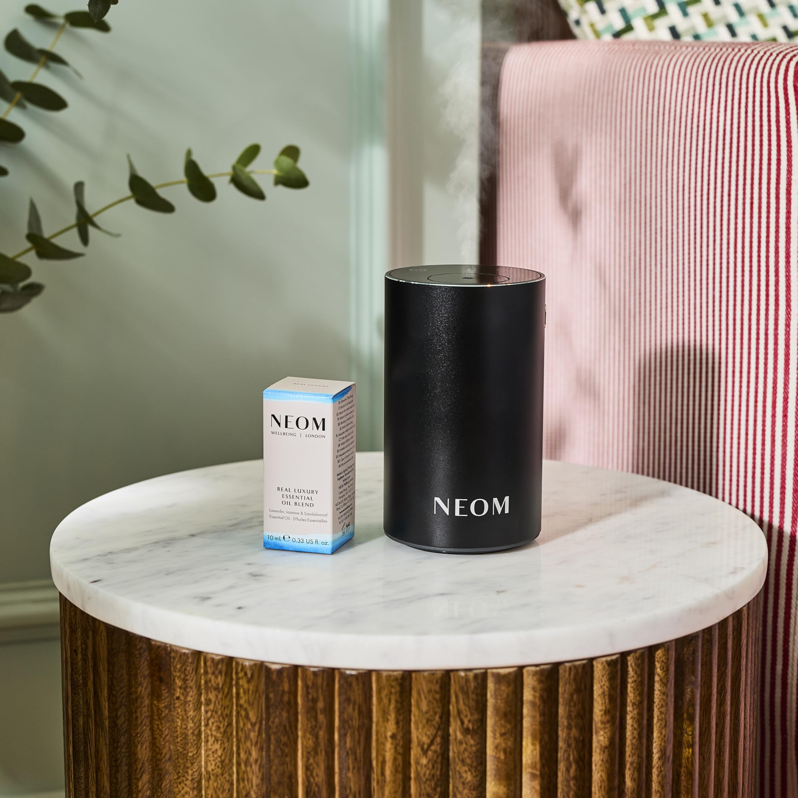 NEOM - Real Luxury Essential Oil Blend, 10ml | Lavender, Jasmine & Sandalwood | Scent to De-Stress Range