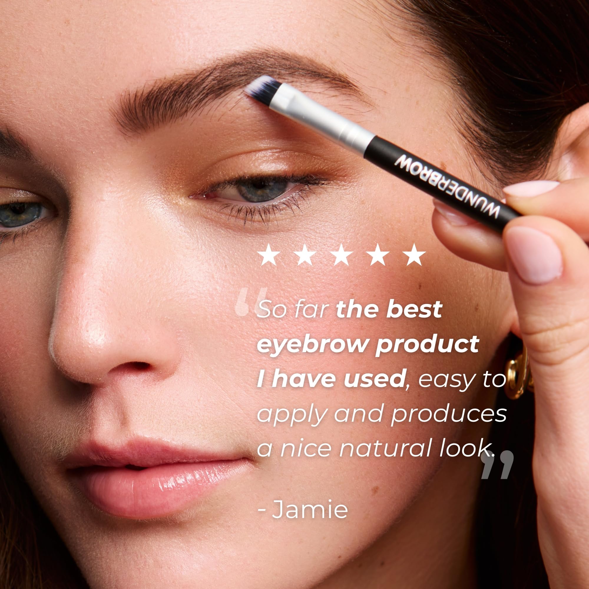 Soft Brow Define & Fill Powder Duo, Includes Dual ended Brush, Vegan and Cruelty Free (Brunette)