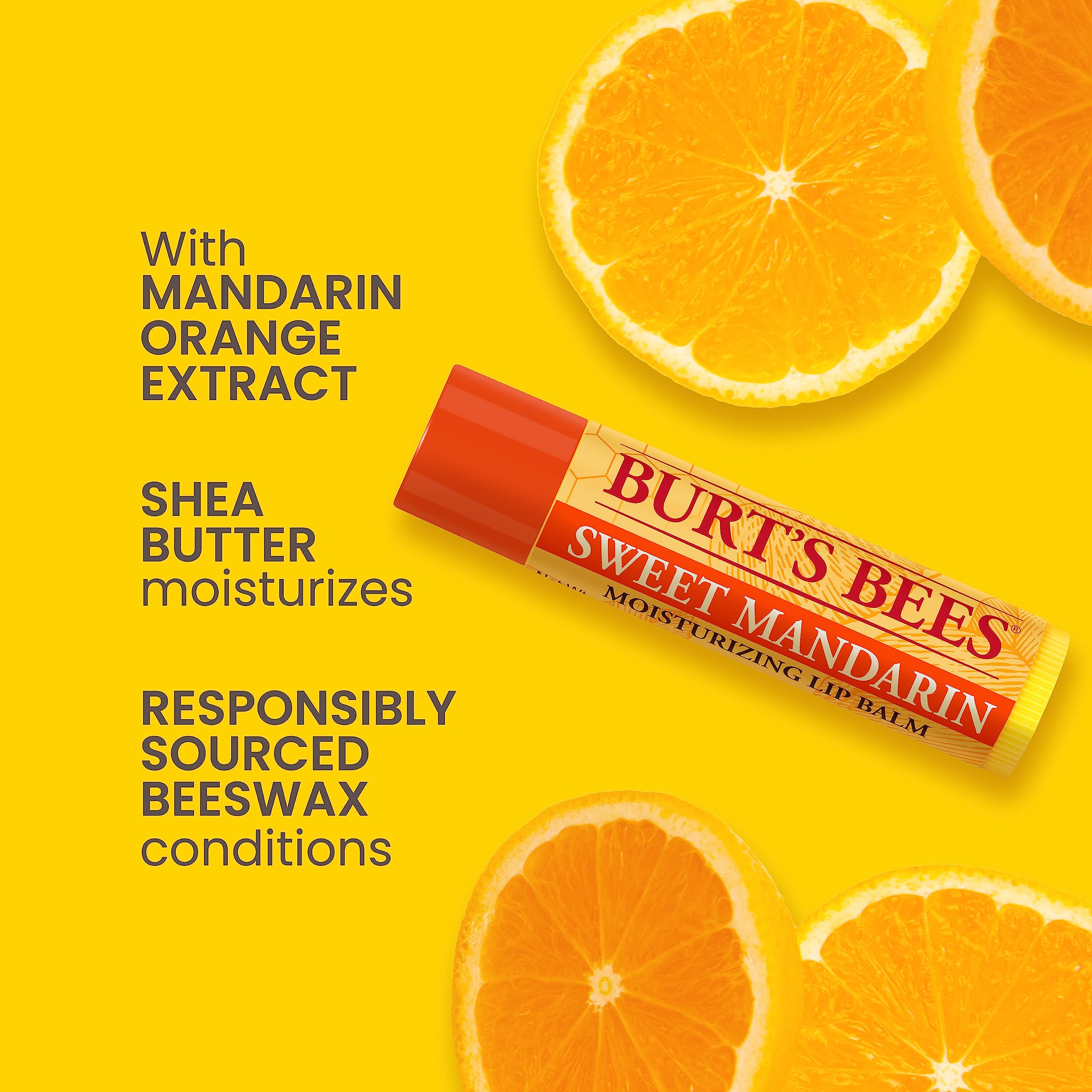 Burt's Bees Lip Balm Multipack, Lip Balm Set, Beeswax, Strawberry, Coconut & Pear, Vanilla Bean, Best of Burt's, 4x4.25g Halalzen