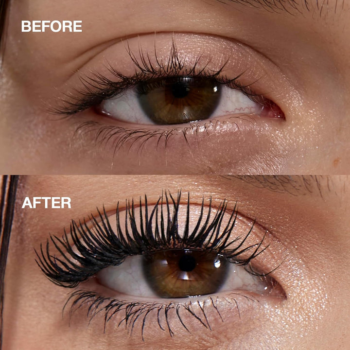 SELESTIA BEAUTY Black Mascara Queen Cobra – Volumizing, Curling, Lengthening – Soft Brush for Smooth Application – Long-Lasting & Weather-Proof – 0.34 fl.oz. - Made in Italy