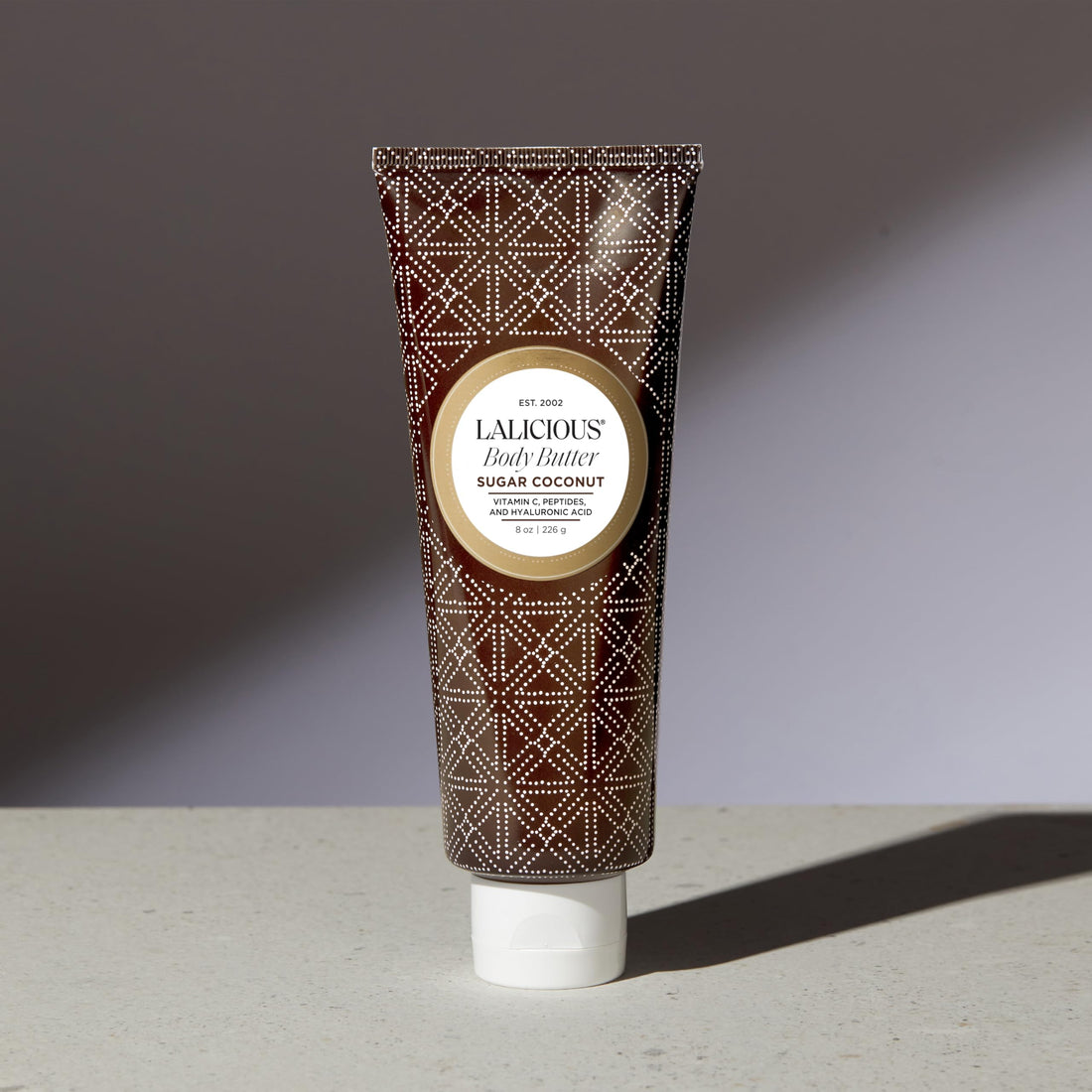 LaLicious Sugar Kiss® Whipped Body Butter 8oz | Ultra-Hydrating Shea Butter Body Cream with Hyaluronic Acid, Vitamin C & Peptides | Moisturizing Lotion for Dry Skin | Firming & Skin-Softening