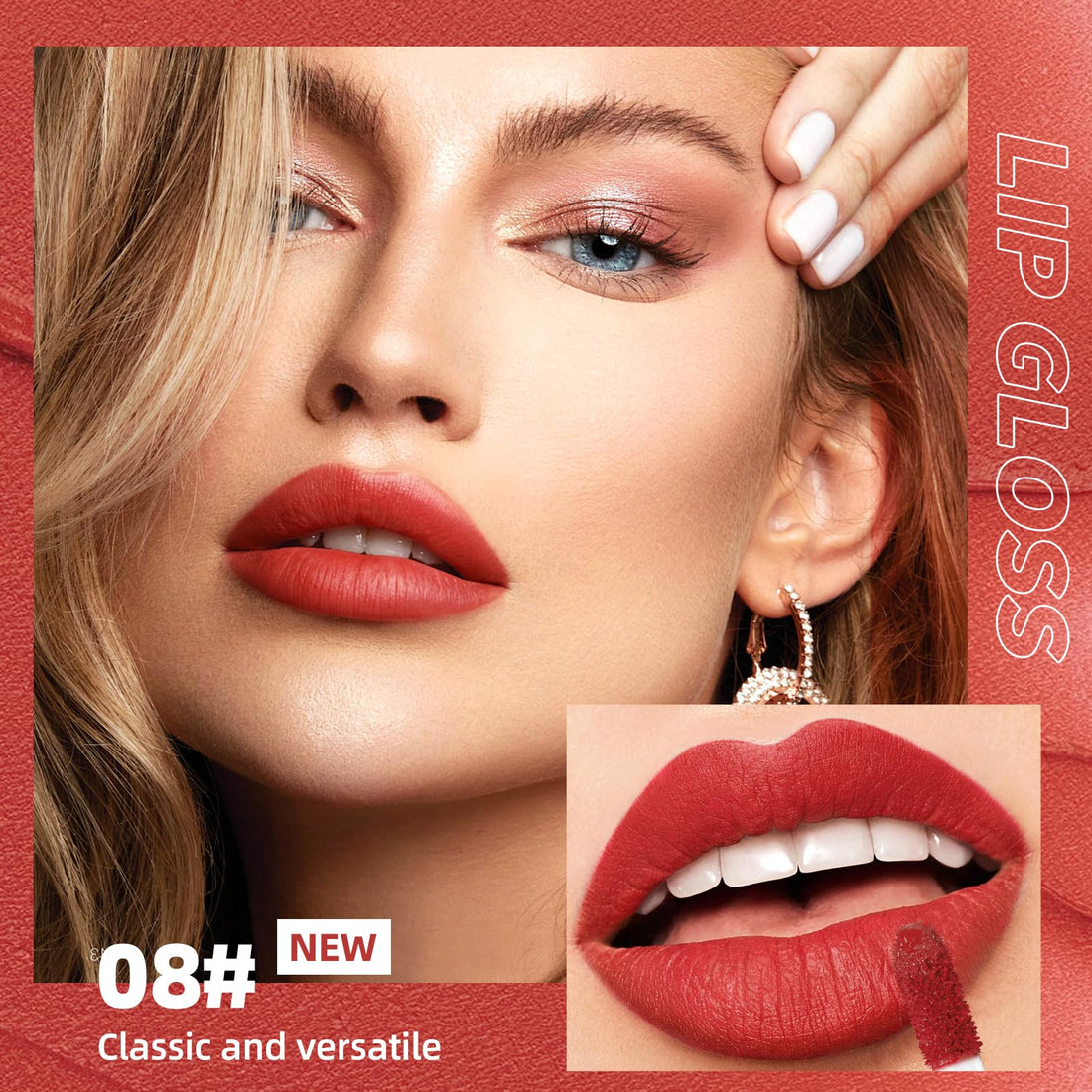 12 Colors Matte Liquid Lipstick Set Velvety Lip Gloss Lip Kit Waterproof Long Lasting Wear Nude Lip Gloss Beauty Cosmetics Gift Box Set (Set A, Set A) Halalzen