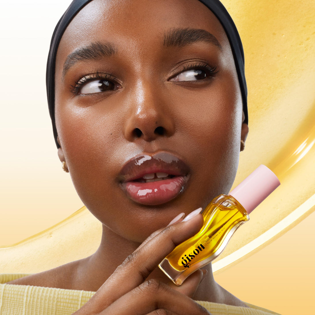 Gisou Honey Infused Lip Oil – Hydrating & Glossy Lip Oil with Jojoba Seed Oil, Non-Sticky Shine, Fresh Honey, 0.27 Fl Oz Halalzen