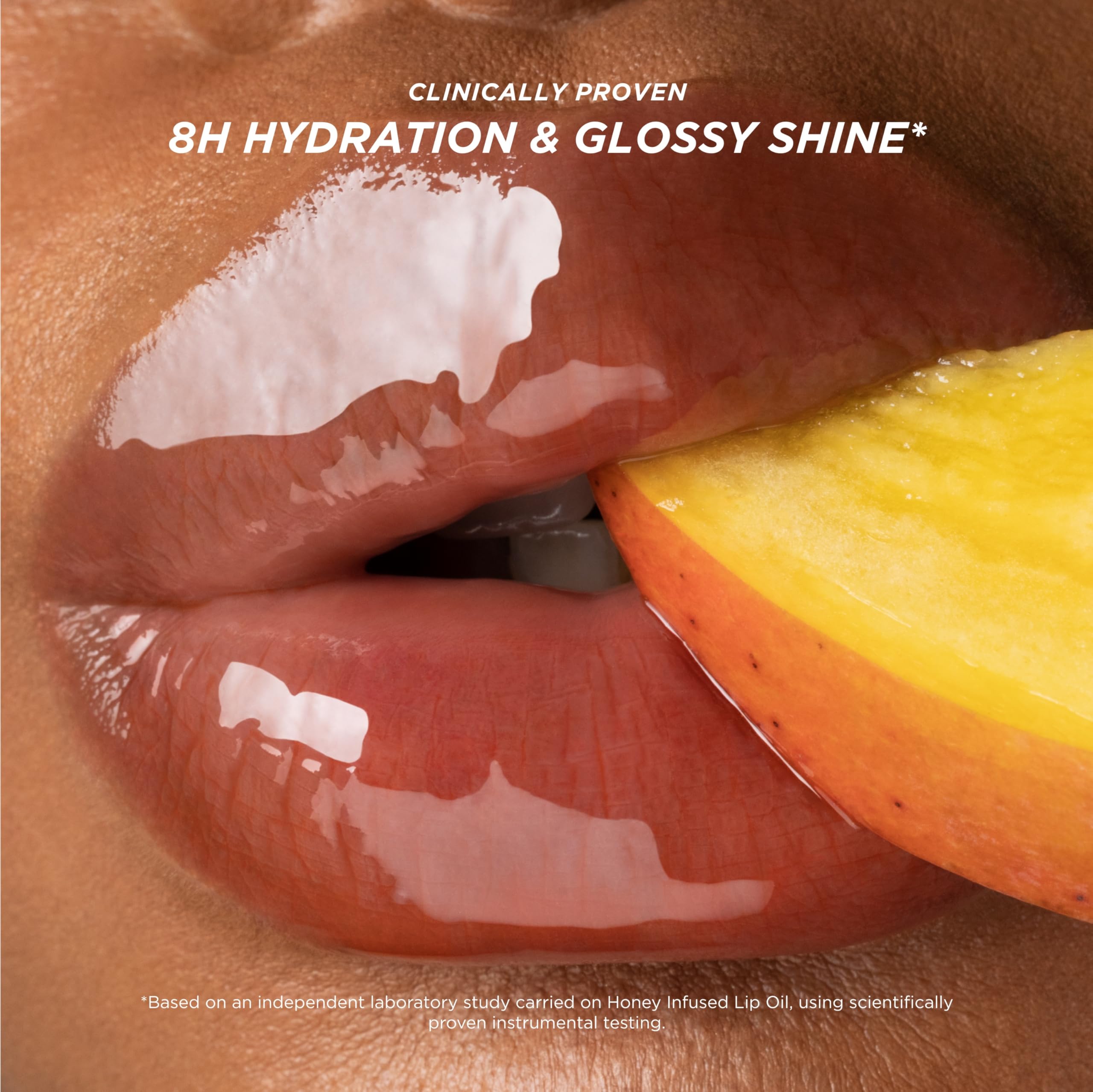 Gisou Honey Infused Lip Oil – Hydrating & Glossy Lip Oil with Jojoba Seed Oil, Non-Sticky Shine, Fresh Honey, 0.27 Fl Oz Halalzen