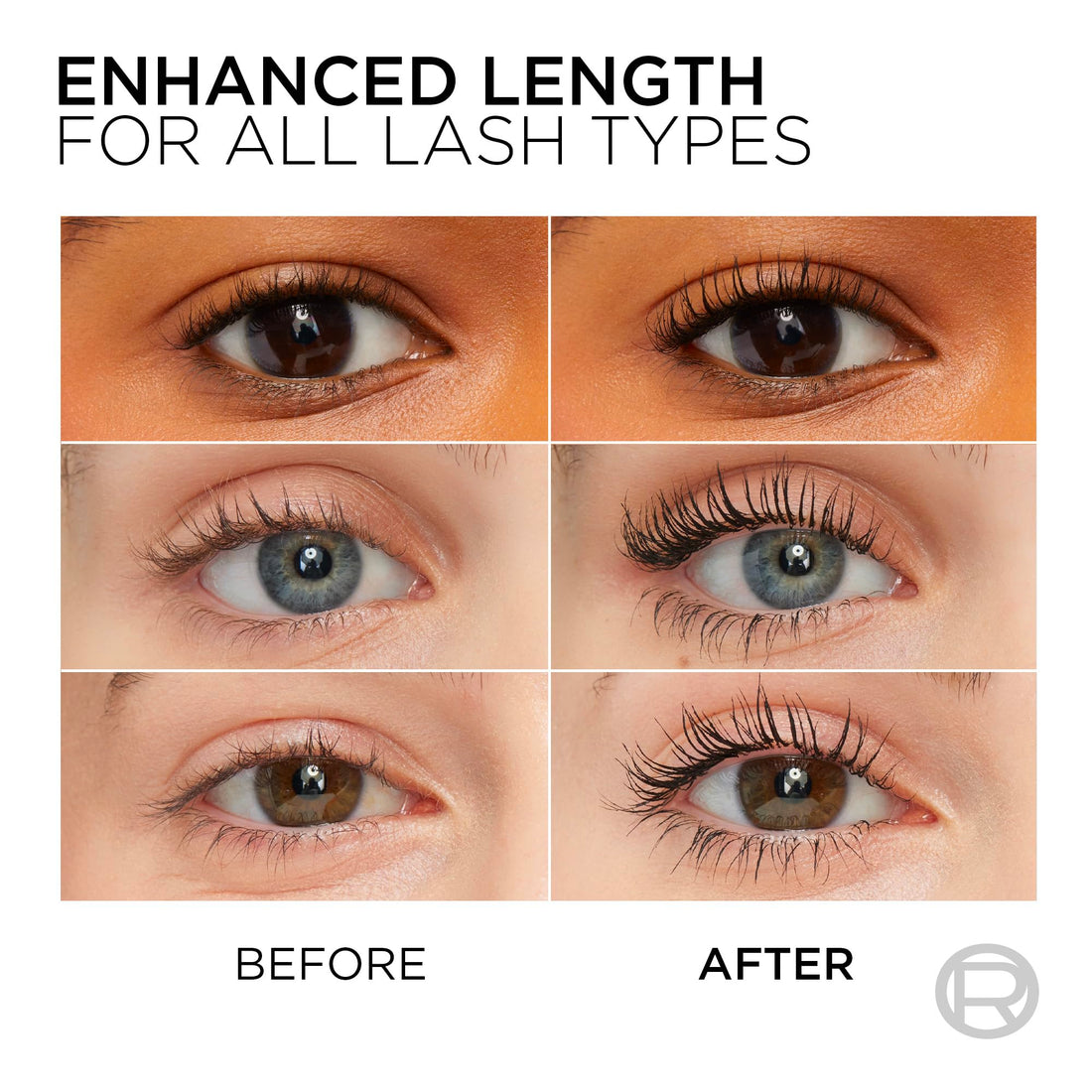 L'Oréal Paris Mascara, Telescopic Original Mascara to Achieve Dramatic Length & Definition, Up to +71% Lengthening Effect, Smudge-Resistant and Long-Wearing Formula for Up to 36H Wear, 8ml Halalzen