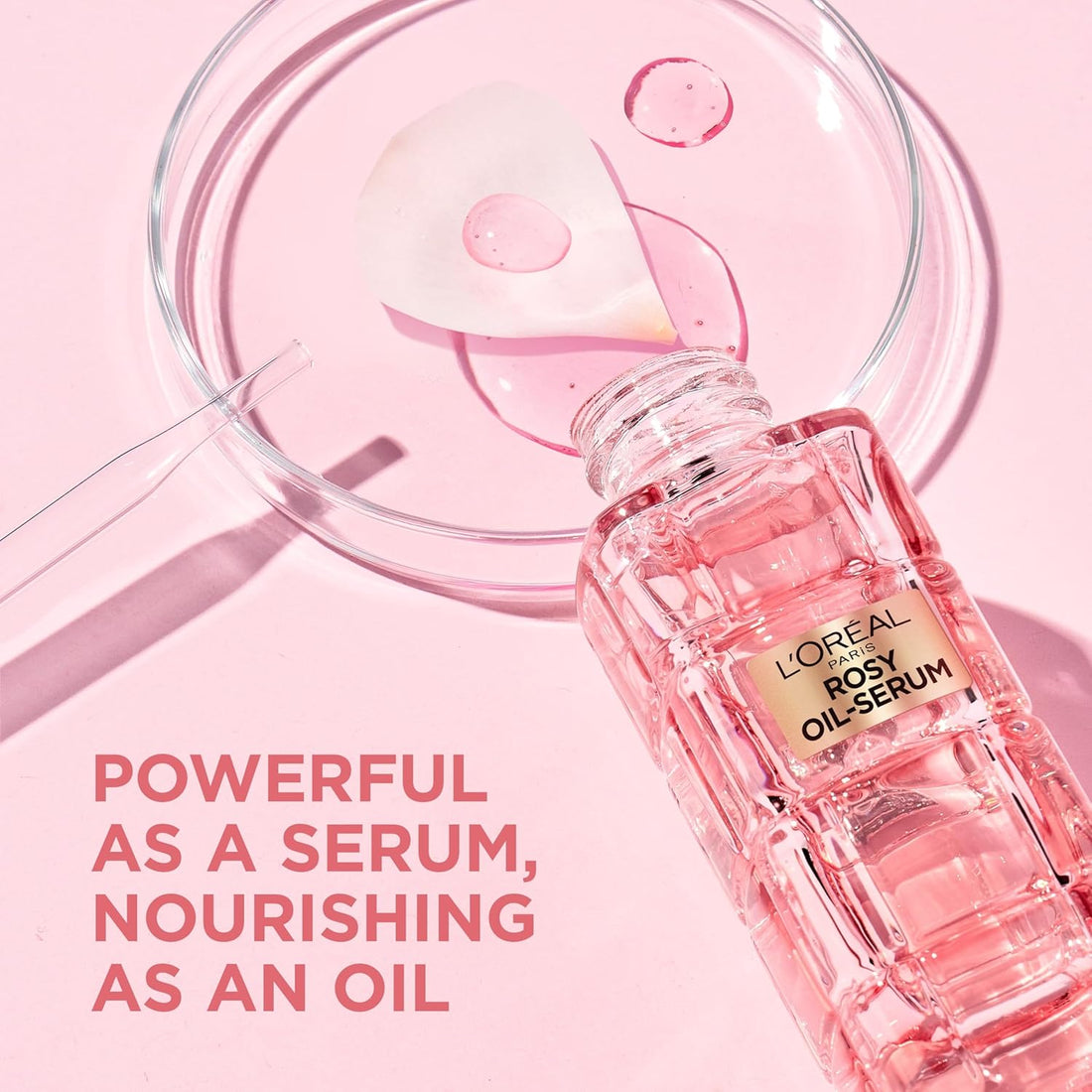 L'Oreal Paris Age Perfect Golden Age Rosy Oil Face Serum, Infused with Peony Cells, Visibly Boosts Skin Radiance & Brightens Complexion for a Healthy Glow, 30ml Halalzen