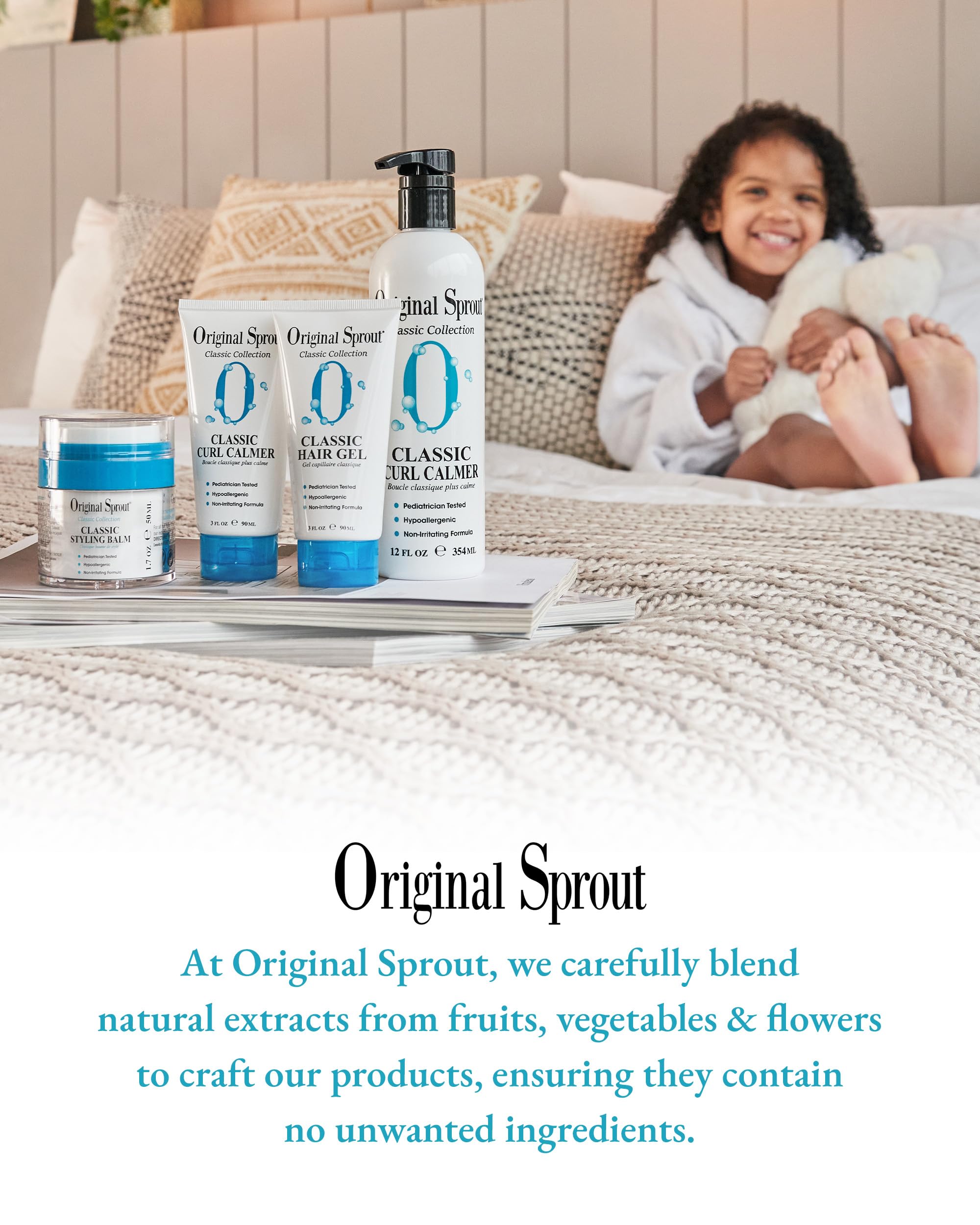 Kids Conditioner - Original Sprout Deep Conditioner for Babies & Up - Hair Conditioner for Women & Men - Hydrating Conditioner Infused with Hawaiian Kukui Seed Oil, Rosemary & Calendula - 354ml