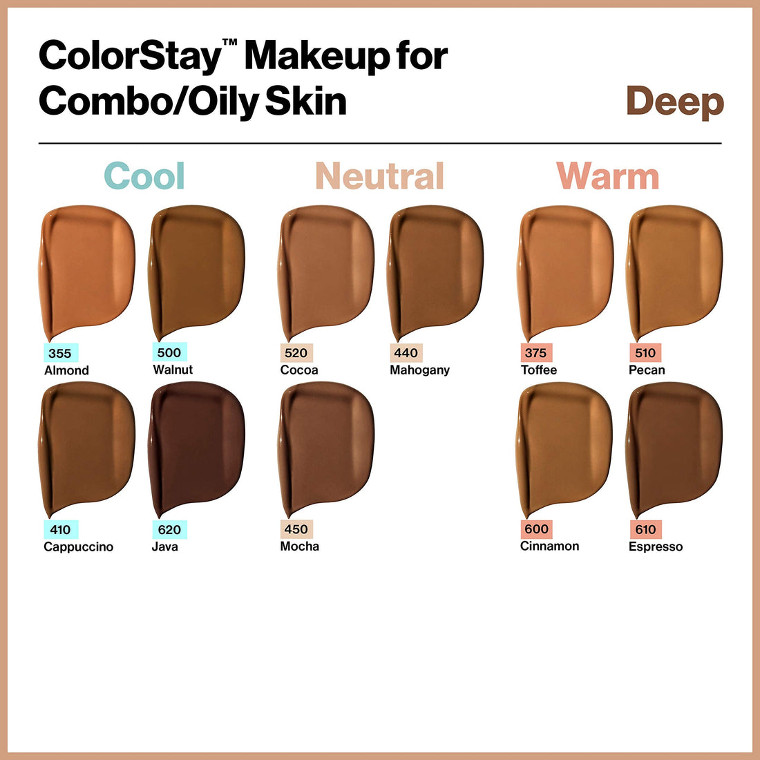 Revlon Colorstay Liquid Foundation Makeup for Combination/Oily Skin SPF15 Medium to Full Coverage (30ml) Matte Finish, Buff (150) Unisex Halalzen