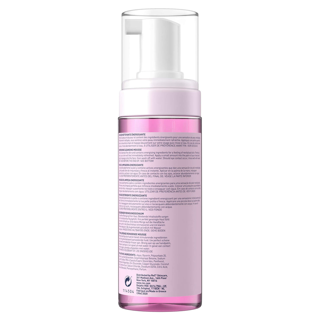 ROC - 3-in-1 Milk Makeup Remover - Effective Makeup Removal - 24-Hour Moisturising Remover - Removes Waterproof Makeup - Skin Toning Solution - Glycerin & Panthenol - All Skin Types - 400 ml Halalzen